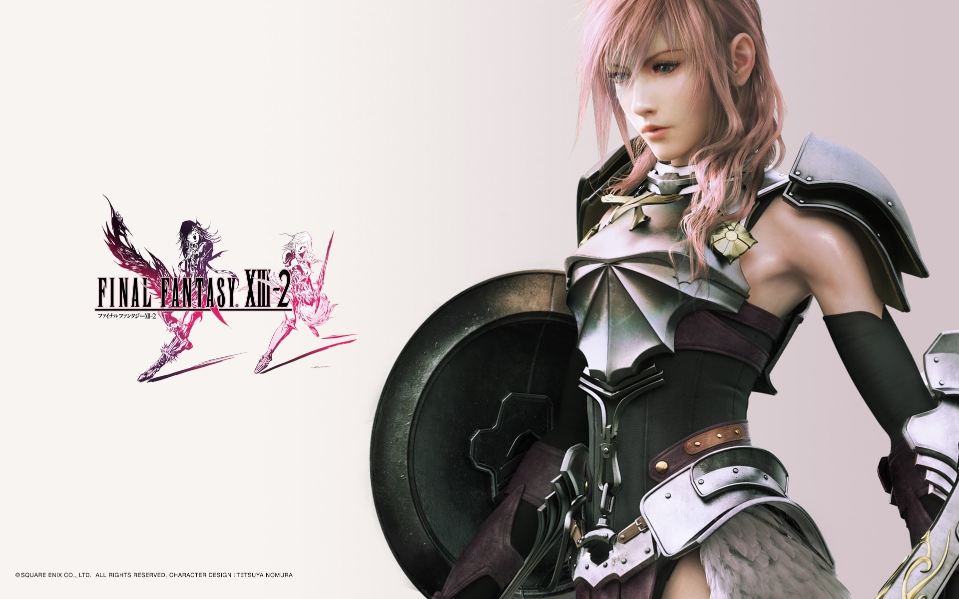 farron, games, hair, xiii, Final Fantasy XII, video, hd, pink, fantasy, blue, eyes, final, armor, x, xii, Blue Eyes, art, claire, swords, w, 1080P, HD Wallpaper