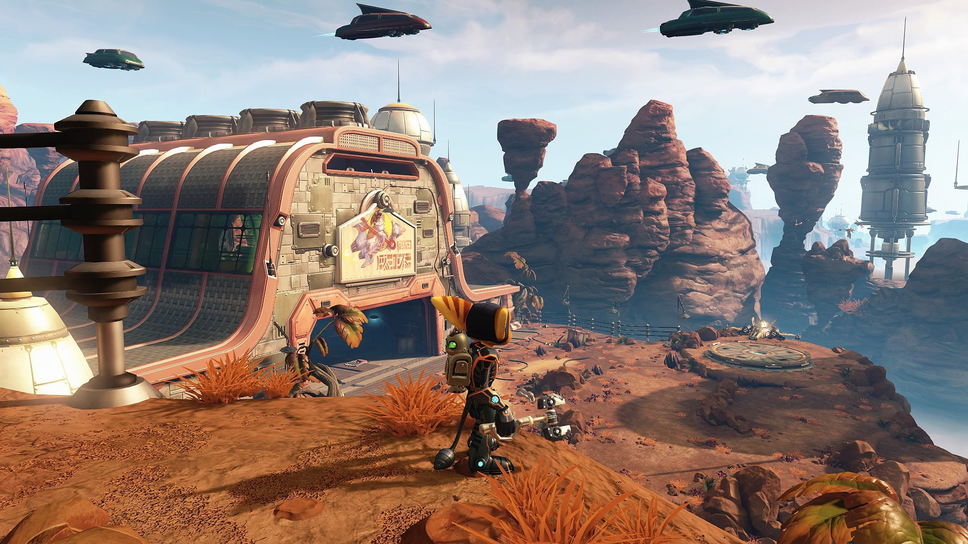 Ratchet and Clank, 1080P, Futuristic, Hangar, HD Wallpaper