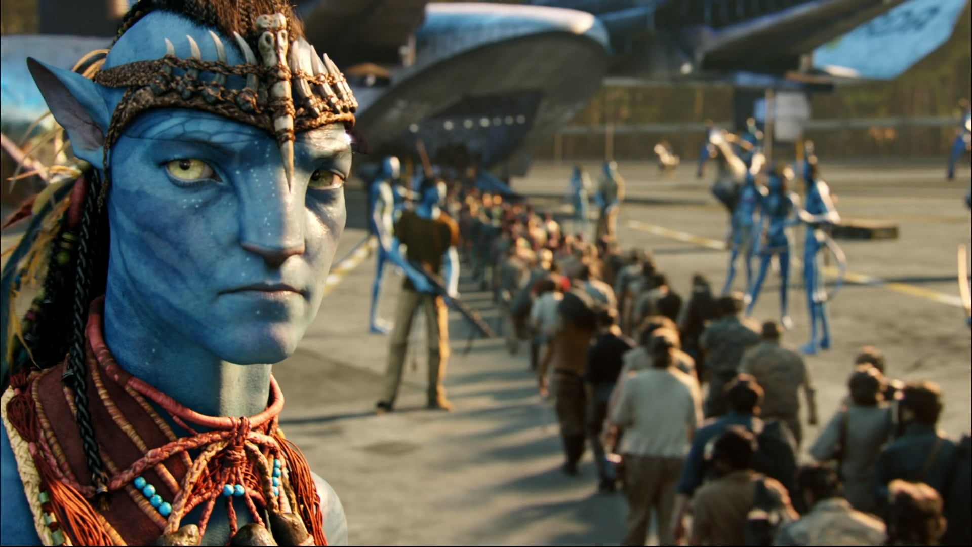 jake, 1080P, avatar, worthington, sam, sully, airship, HD Wallpaper