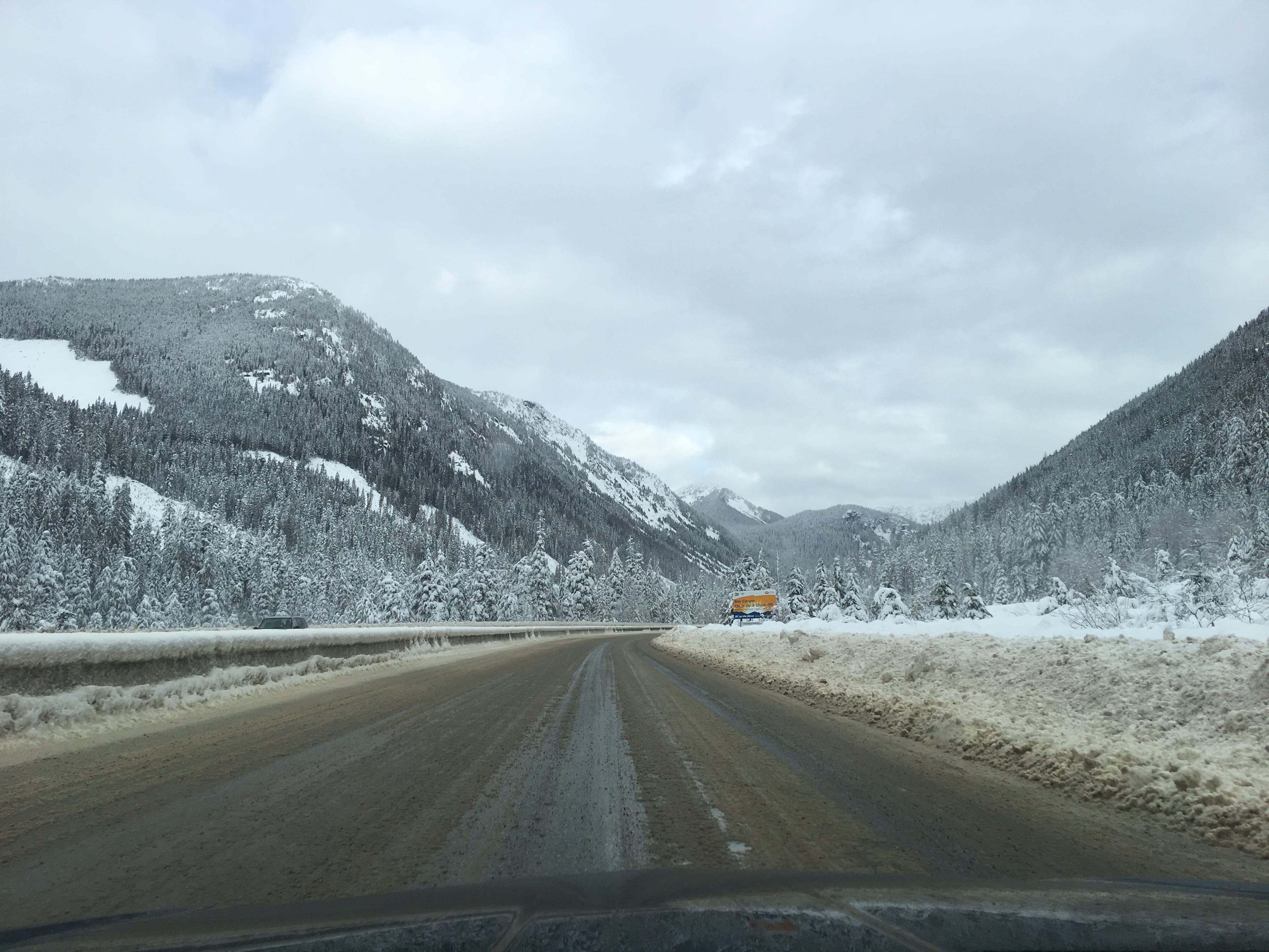 cold temperature, motor vehicle, tarmac, way, car, british columbia, land vehicle, asphalt, beauty in nature, windshield, yale, trans-canada, road trip, HD Wallpaper
