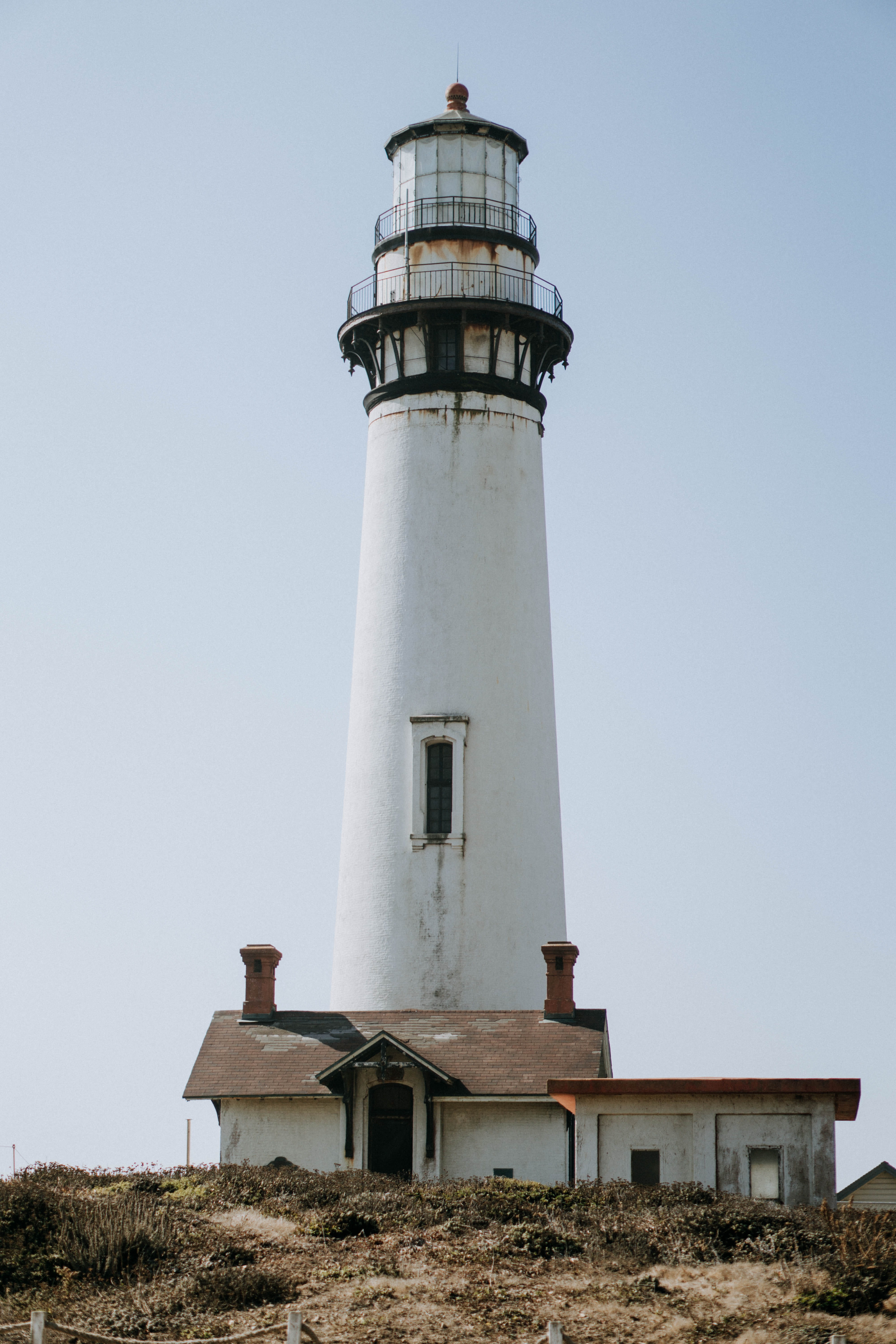 nature, old, built structure, tower, water conservation, beach, the coast, pigeon point road, 5K, copy space, building, united states, architecture, low angle view, Phone HD Wallpaper