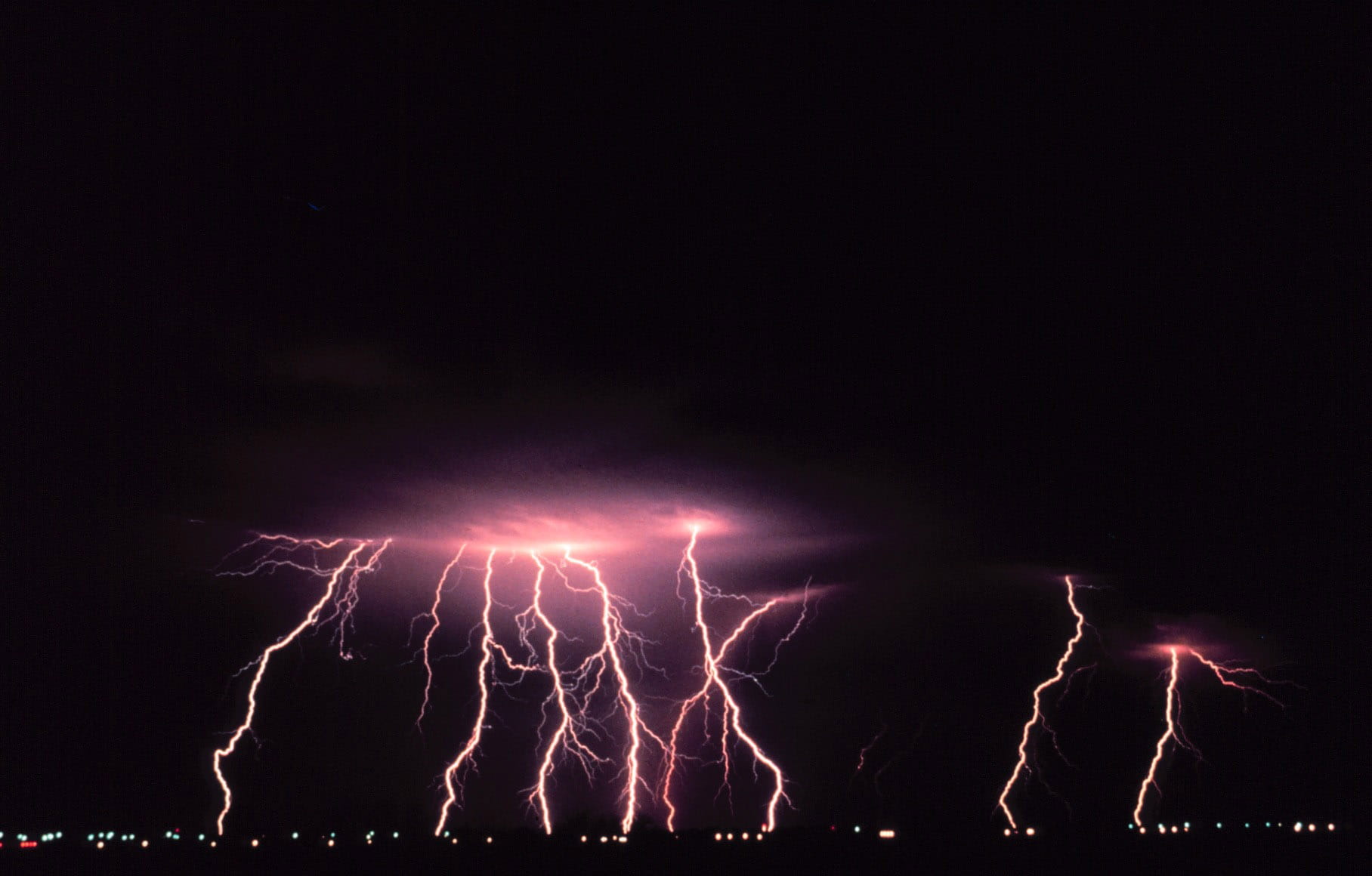 night, sign, cloud - sky, fire - Natural Phenomenon, public domain, heat - Temperature, weather, Oklahoma, Lightning Storm, black Color, United States, HD Wallpaper