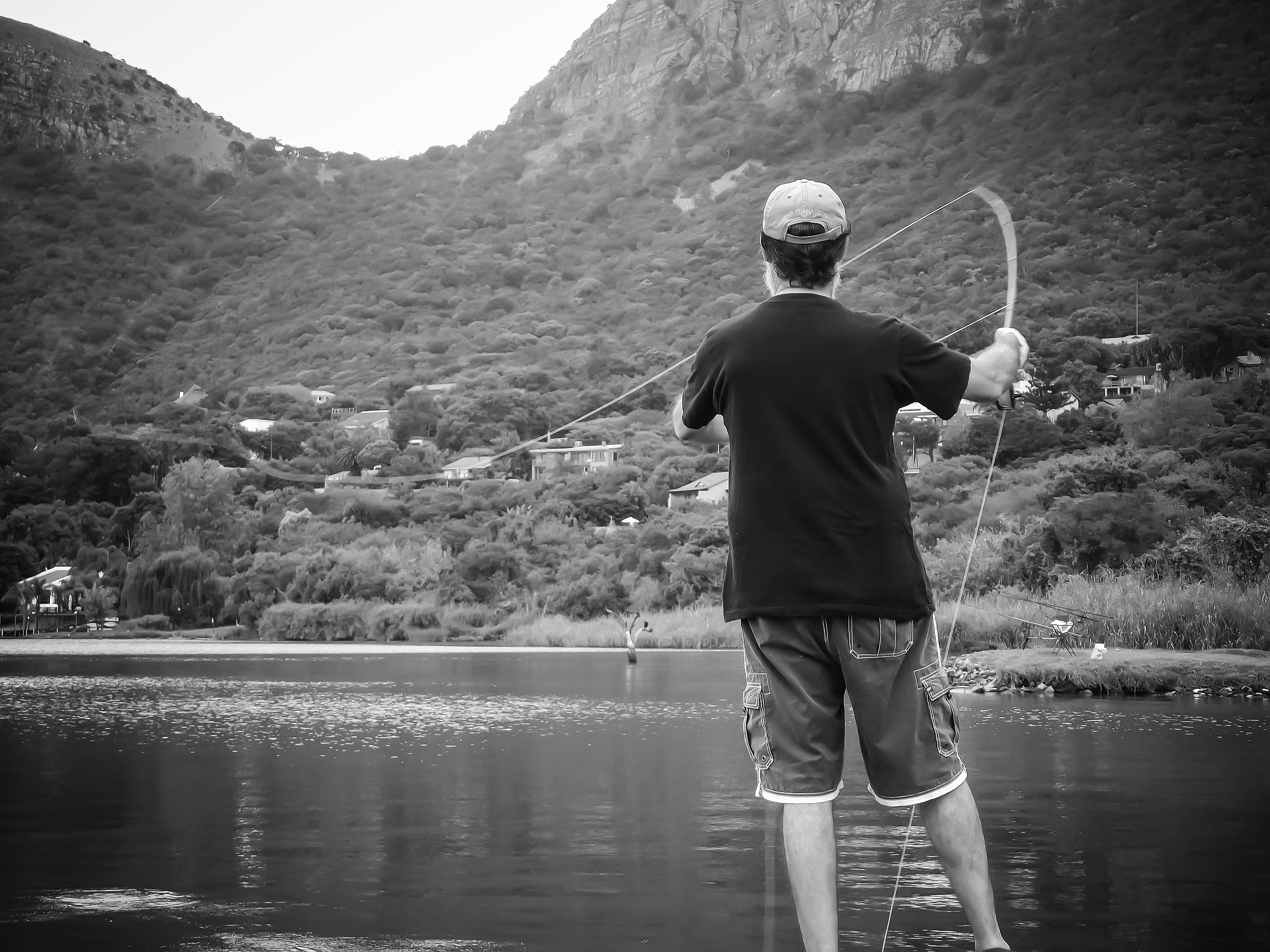 men, adult, fly-fishing, male, lifestyle, dam, equipment, summer, males, line, real people, lifestyles, enjoyment, hobbies, one person, fishing, standing, HD Wallpaper