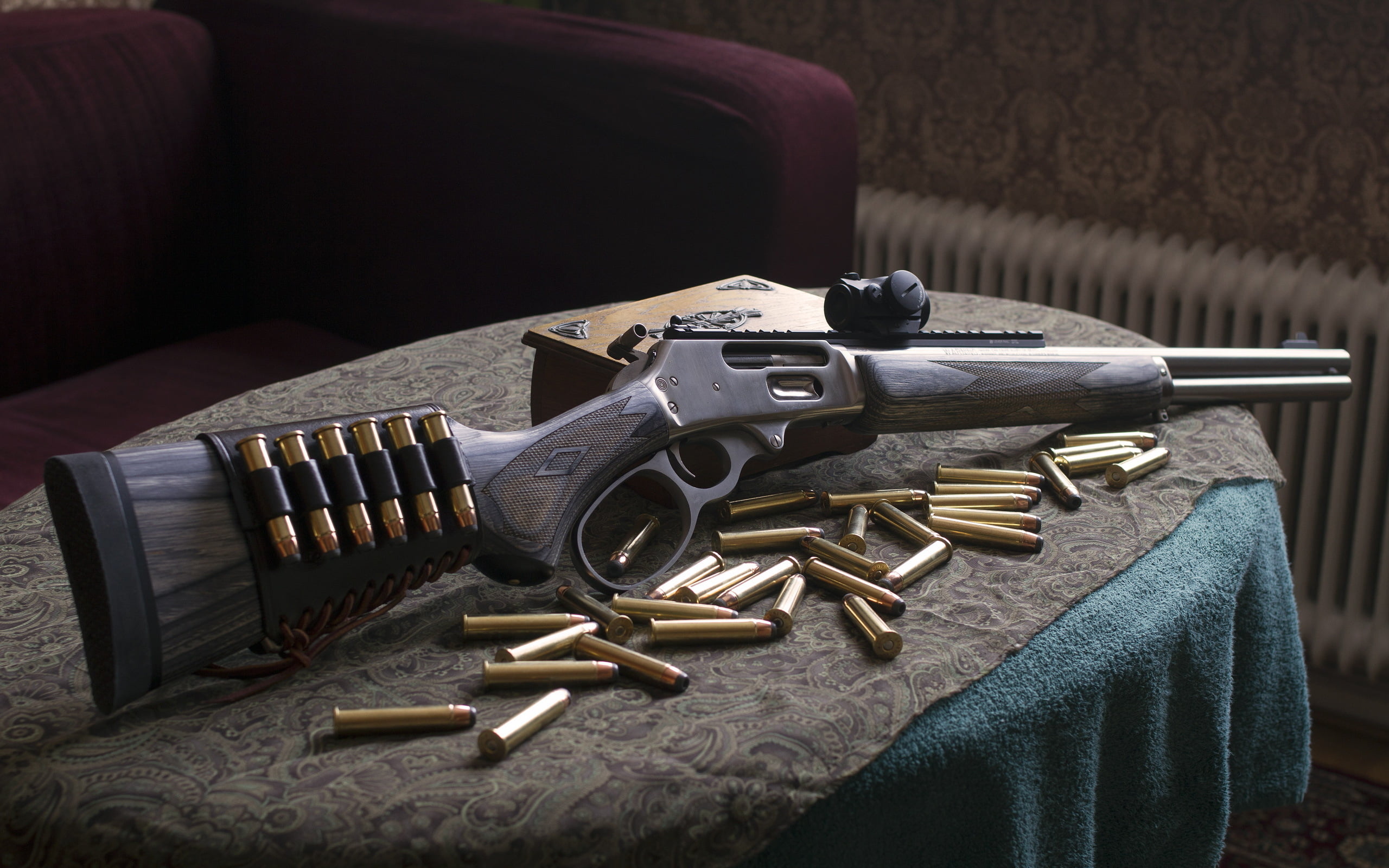 handgun, weapons, army, single Object, military, semi-Automatic Pistol, gun, Marlin 1895 SBL, weapon, sign, violence, social issues, shotgun, equipment, HD Wallpaper