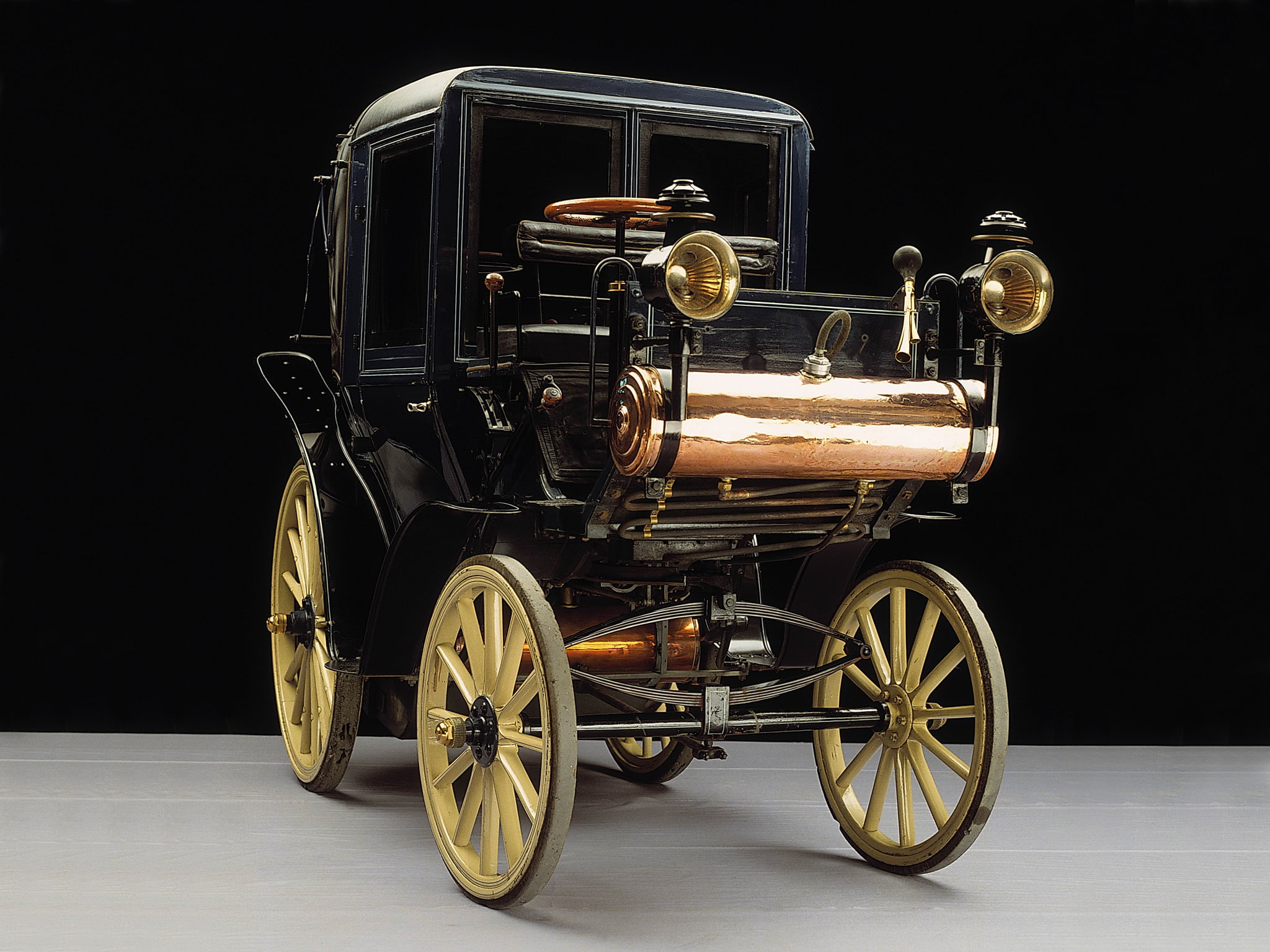 1080P, daimler, 1895, taxicab, retro, HD Wallpaper
