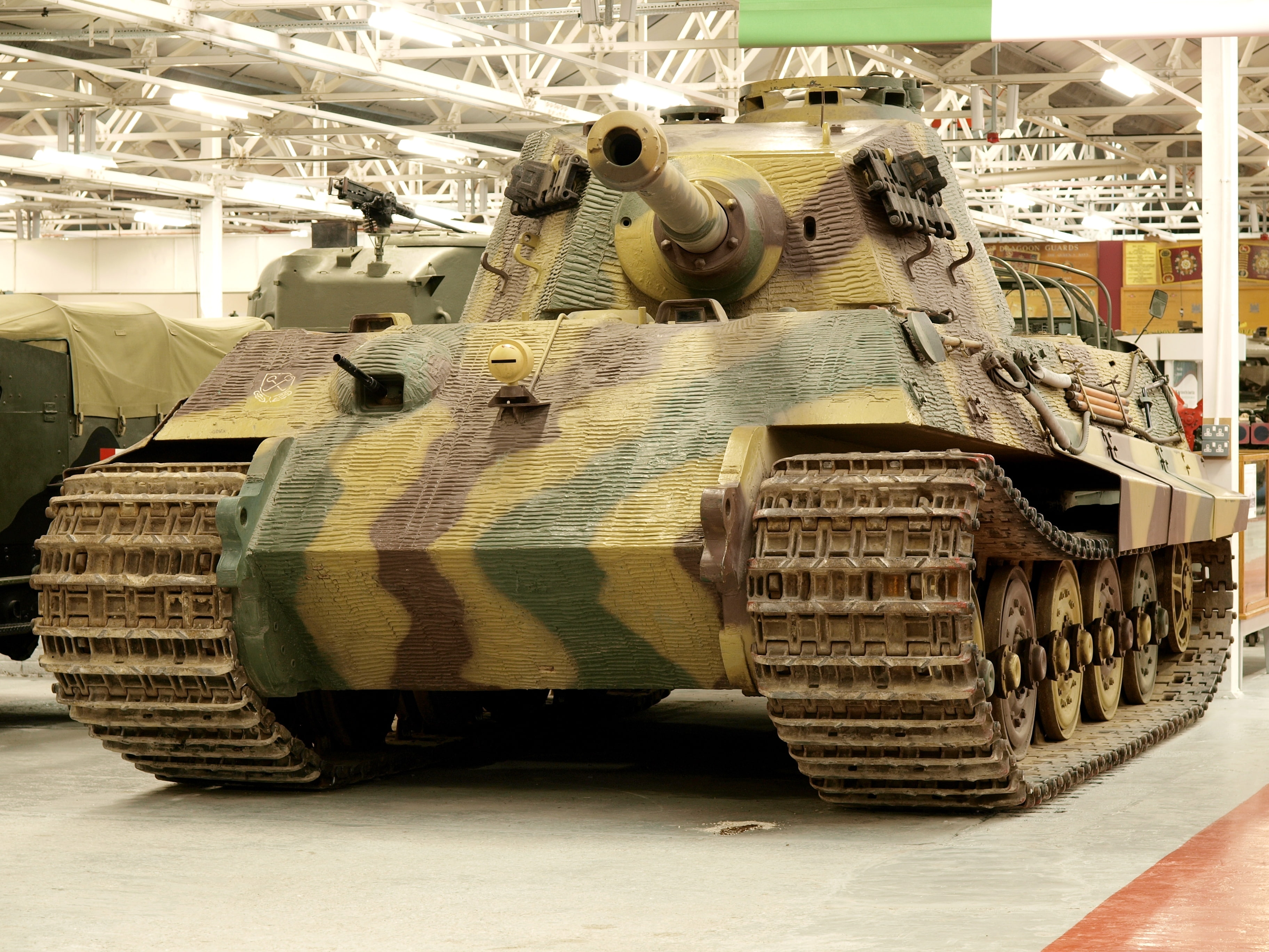 2K, andquot;king tigerandquot;, Museum, German, heavy, танк PzKpfw VI (Tiger II), HD Wallpaper