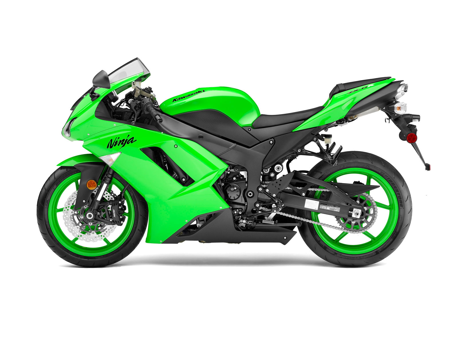 720P, kawasaki, zx 6r, ninja, 2008, HD Wallpaper