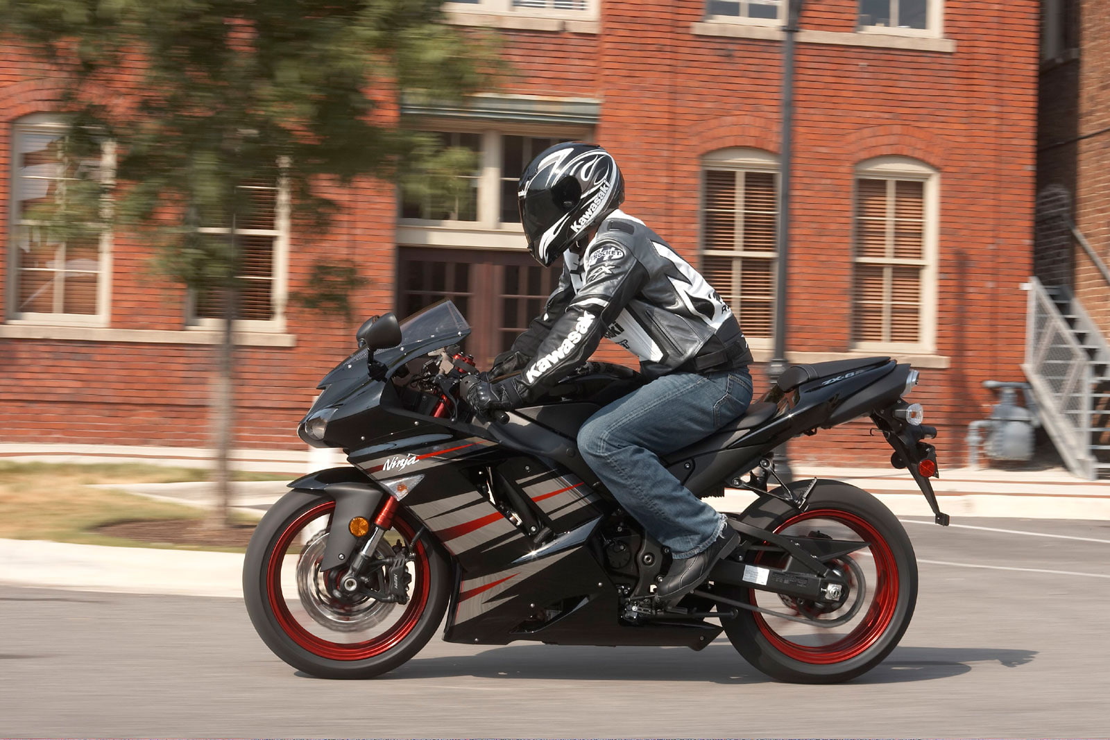 kawasaki, zx 6r, ninja, 2008, 720P, HD Wallpaper