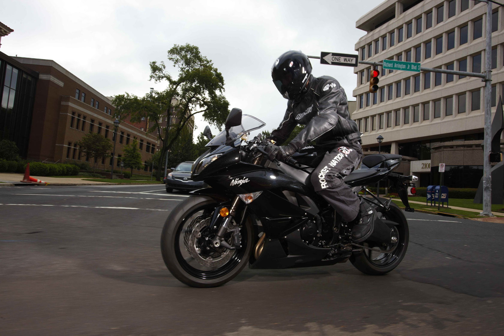ninja, kawasaki, zx 6r, 720P, 2009, HD Wallpaper