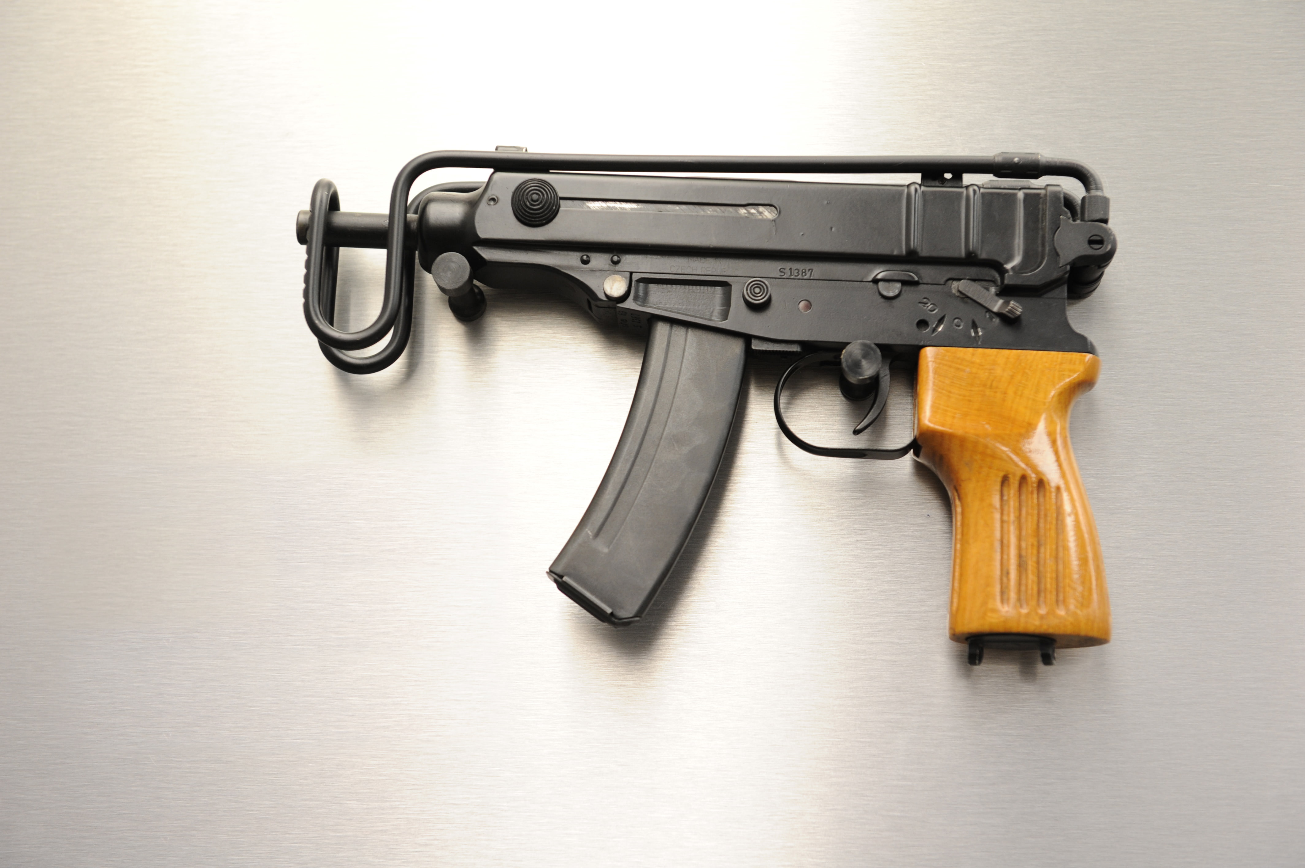 Vz. 61, " Scorpio", Czech, 4K, the gun, HD Wallpaper