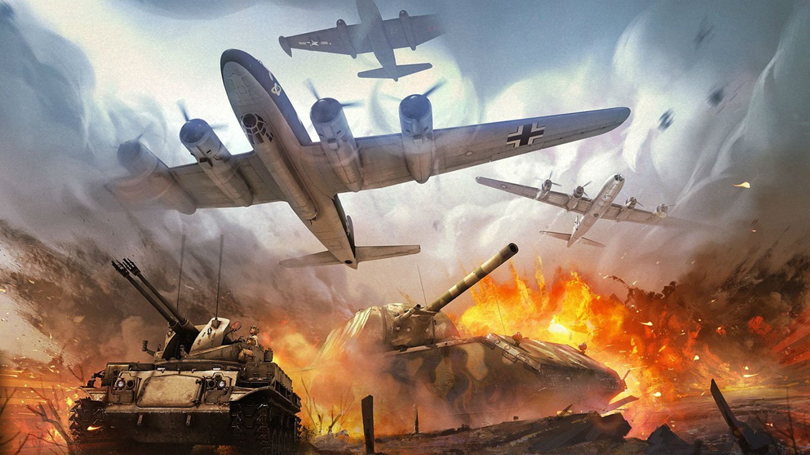 action, war, simulator, fighting, aircraft, military, combat, air, jet, flight, plane, mmo, force, weapon, online, shooter, warplane, thunder, wwll, fighter, HD Wallpaper