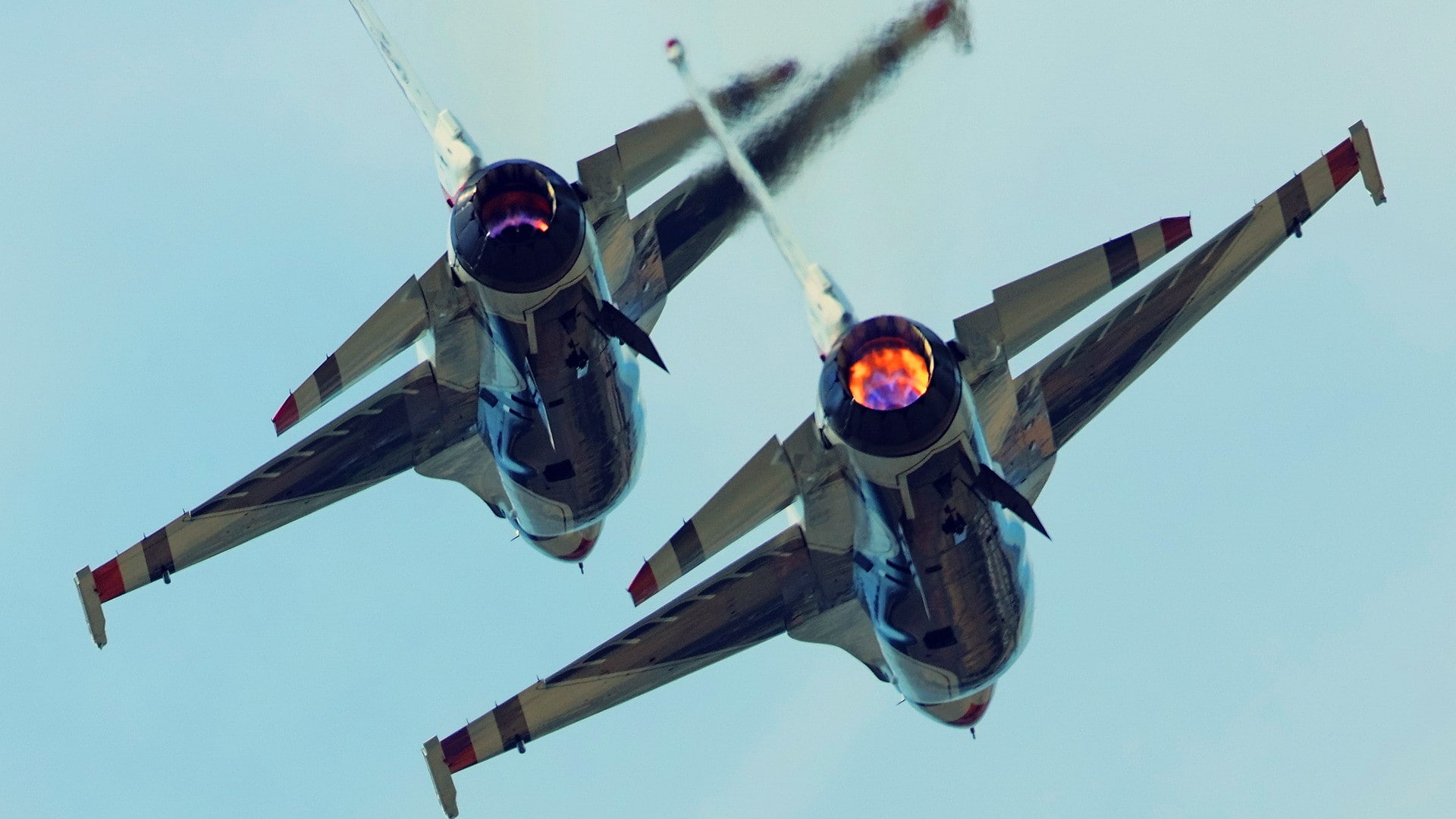 f, aircraft, fighter, 1080P, jet, f-16, jet fighter, HD Wallpaper
