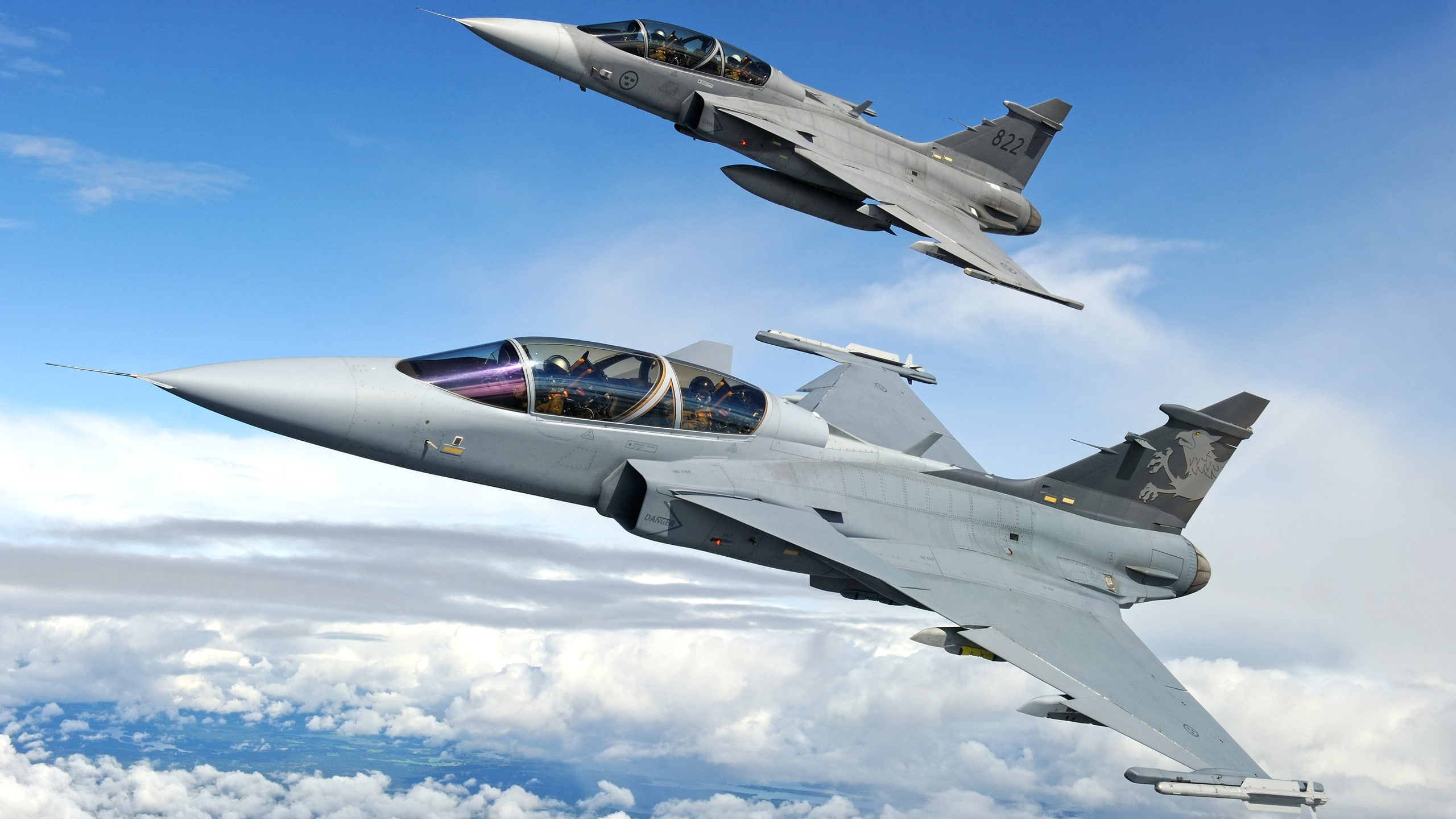 saab, JAS, 2K, Swedish Air Force, 39 Gripen, army, HD Wallpaper