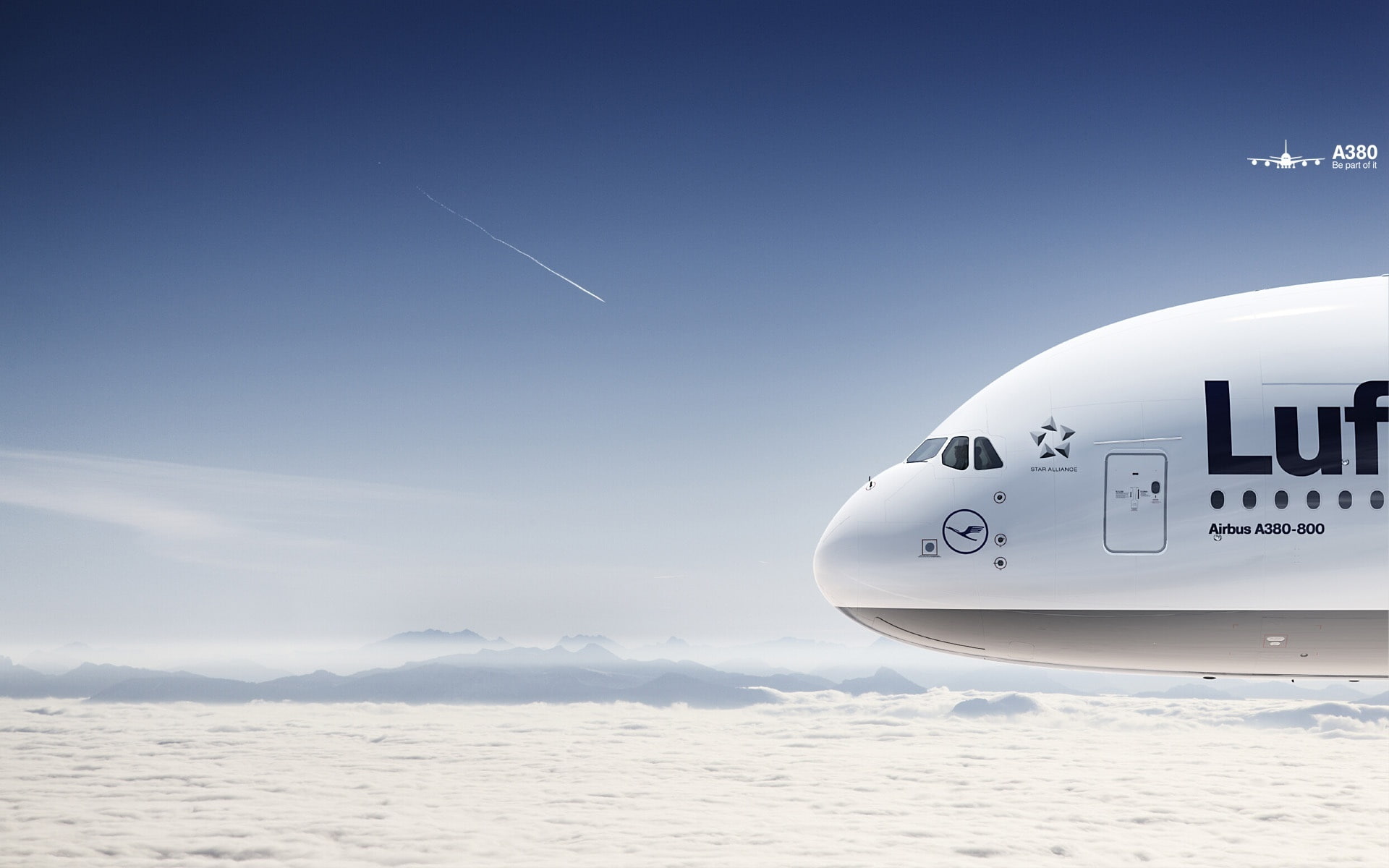 aviation, beauty in nature, gray, nature, day, 1080P, outdoors, copy space, travel, A 380, white color, Boeing, no people, cloud - sky, airliner, white, HD Wallpaper