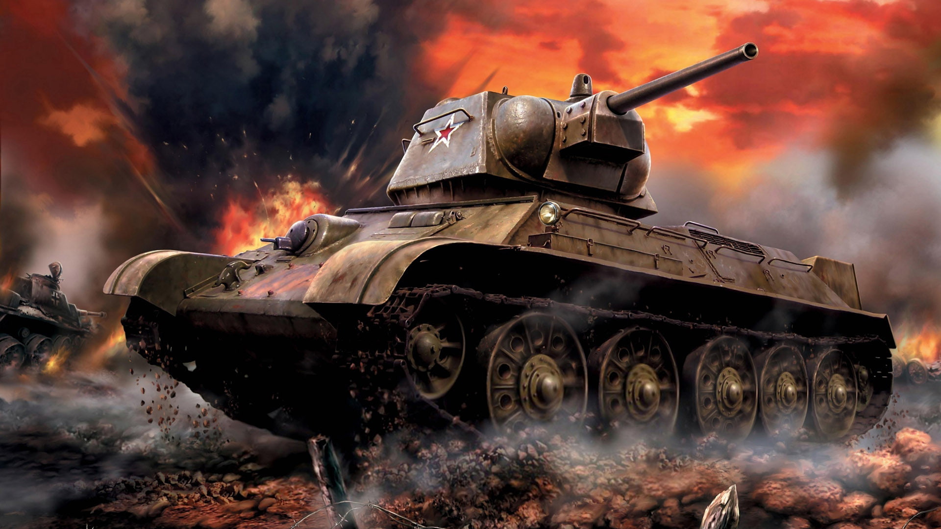 wheeled vehicle, 1080P, conveyance, military vehicle, tank, vehicle, armored vehicle, tracked vehicle, HD Wallpaper