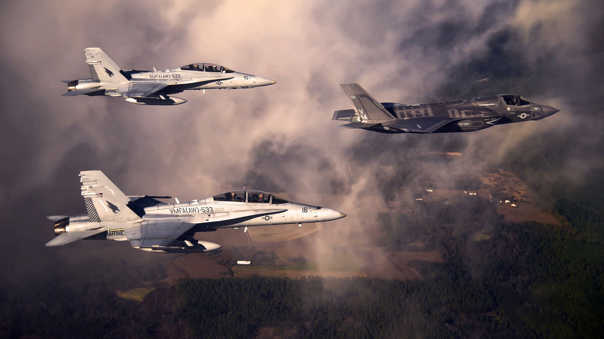 vehicle, travel, landing, air, engine, no people, fighter, cloud - sky, technology, air vehicle, craft, conveyance, plane, above, aeroplane, airshow, sky, HD Wallpaper