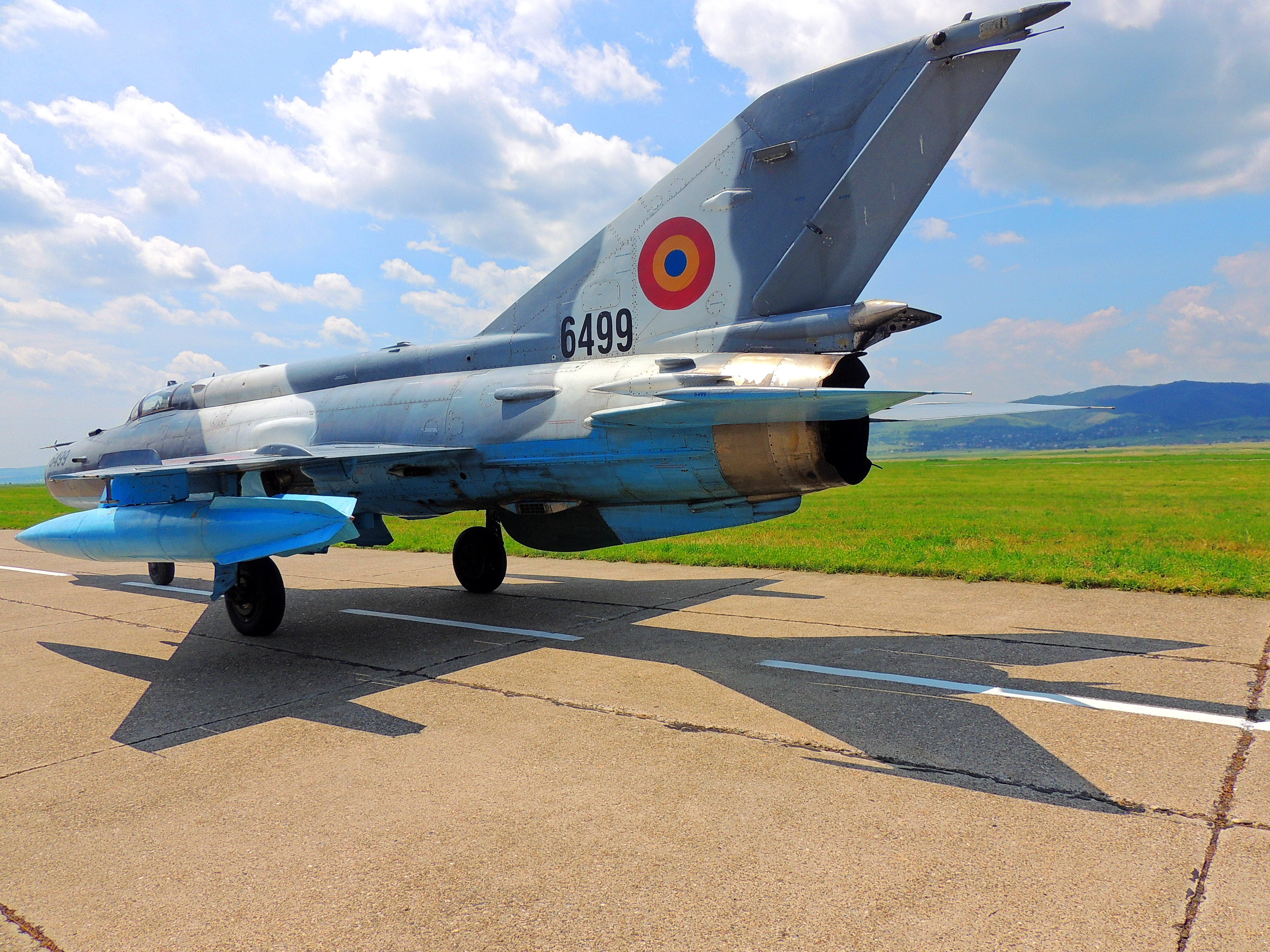 wings, 4K, cloud - sky, on the move, jet, airplane, no people, nature, air vehicle, road, mode of transportation, sunlight, outdoors, mig 21 lancer, sky, HD Wallpaper