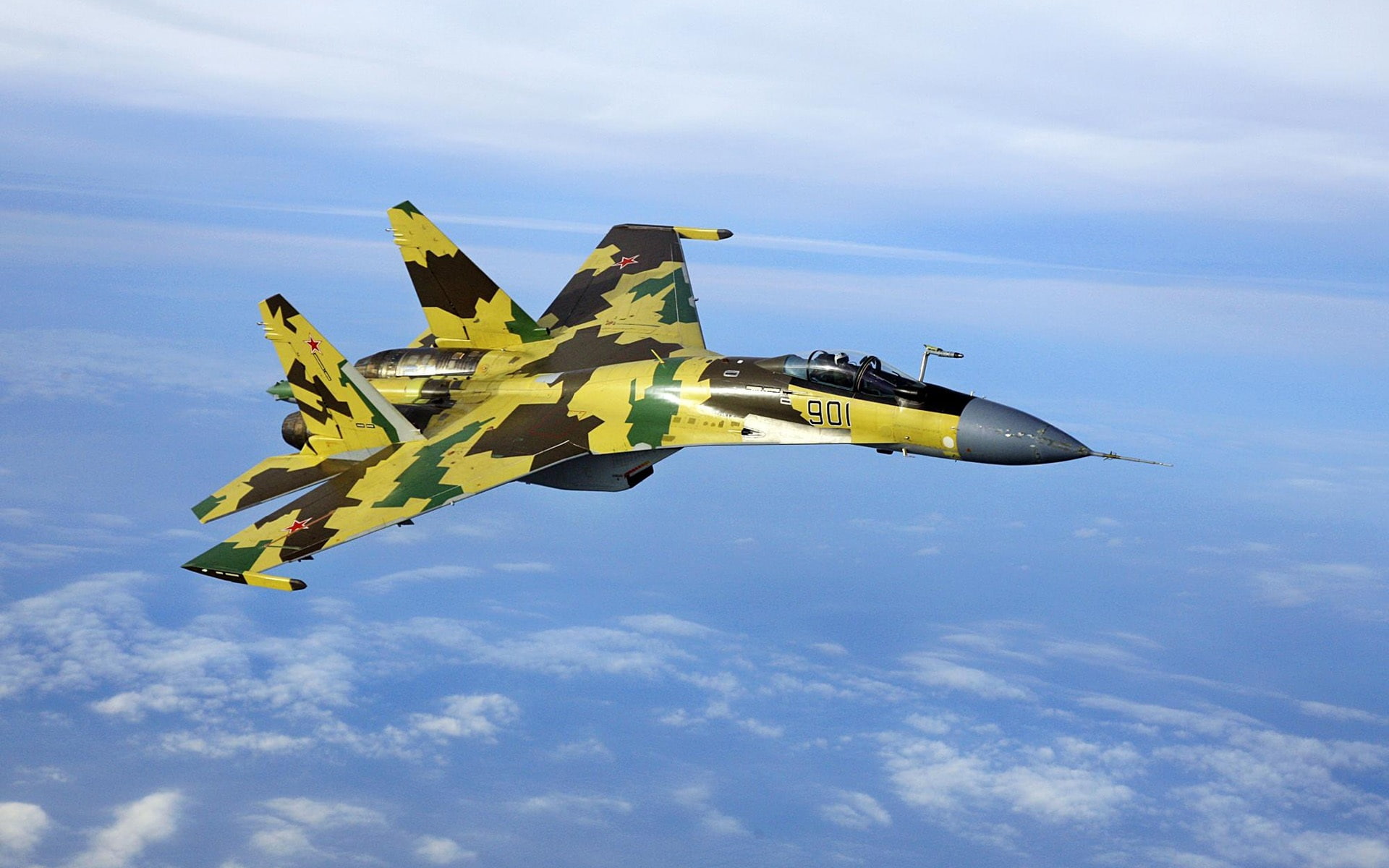Russian, 1080P, green, brown, Plane, fighter, camouflage, beige, Military, HD Wallpaper