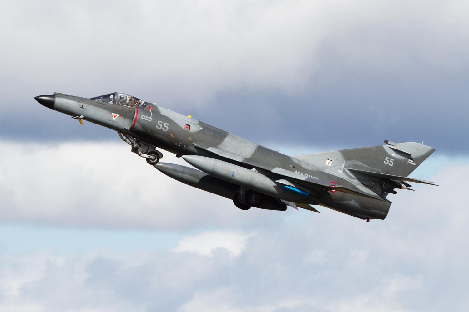 720P, marine, military, super, navy, attack, fighter, etendard, army, jet, aircraft, dassault, french, HD Wallpaper