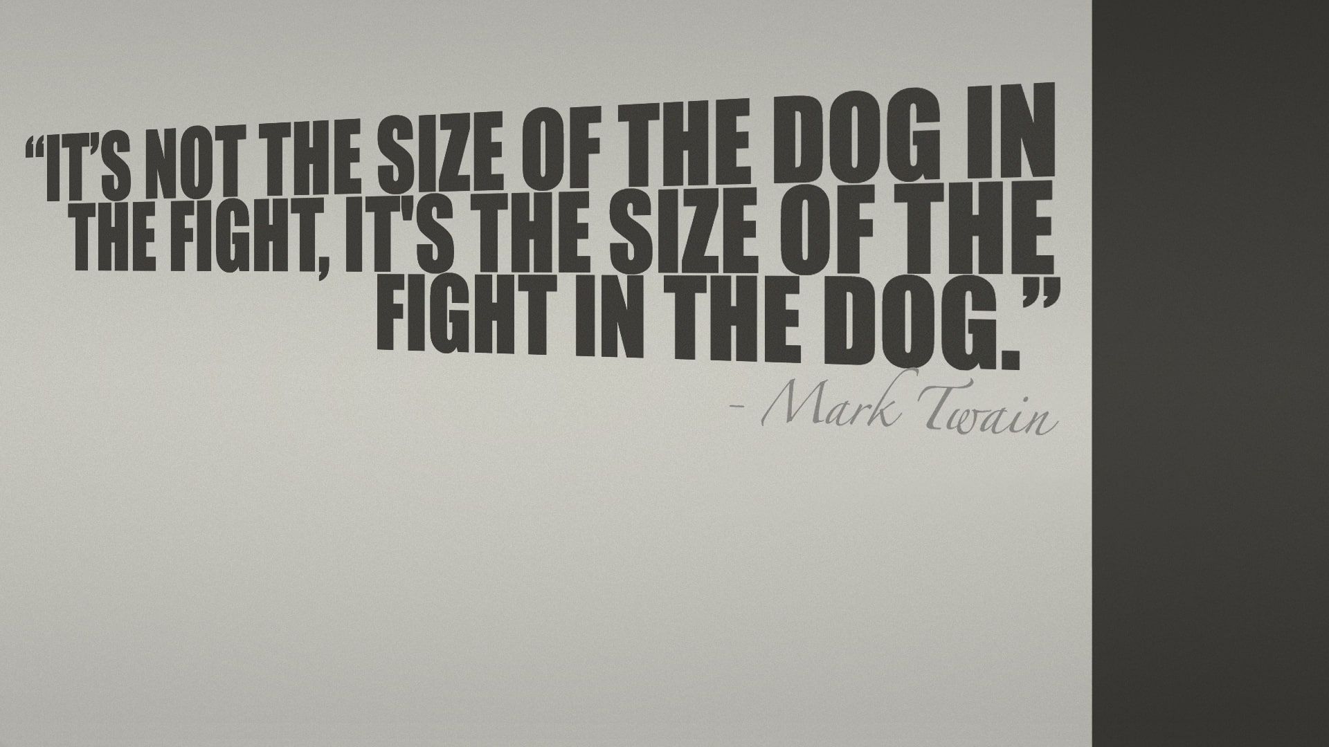 mark, twain, fight, quotes, dogs, hd, animals, 1080P, text, art, x, HD Wallpaper