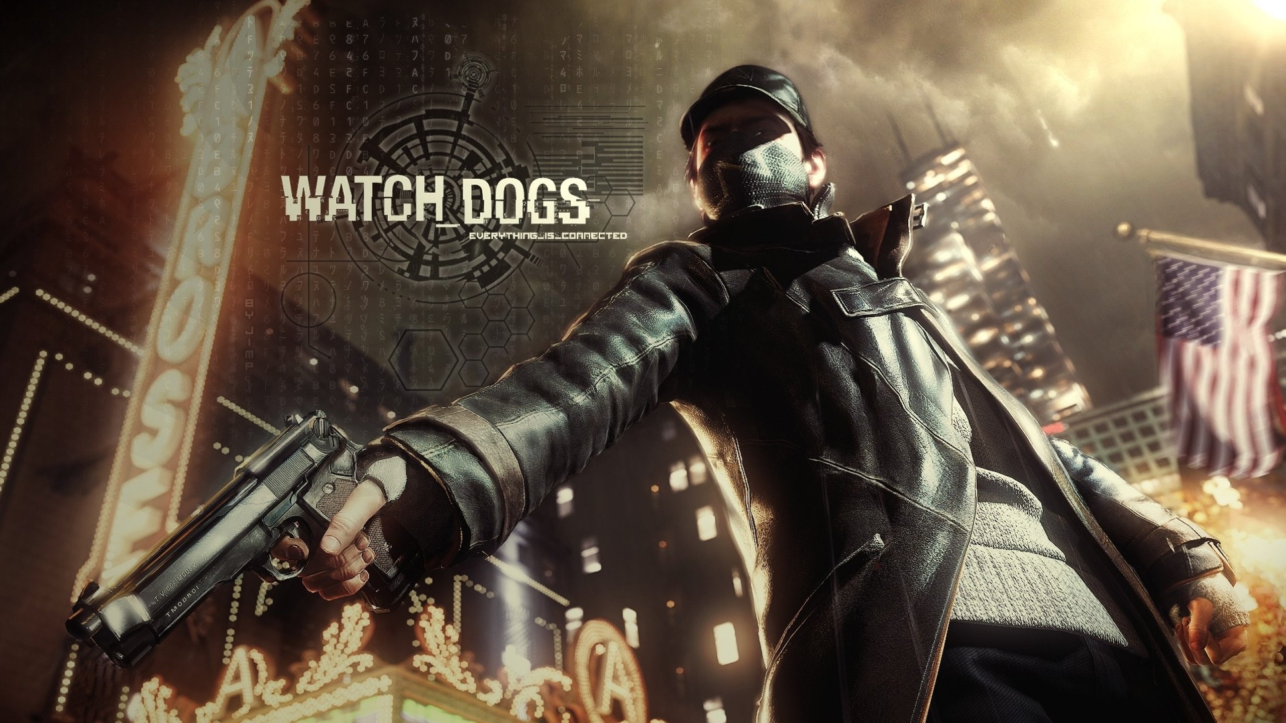 dogs, cyberpunk, watch, fighting, poster, sci-fi, adventure, shooter, warrior, action, 2K, futuristic, HD Wallpaper