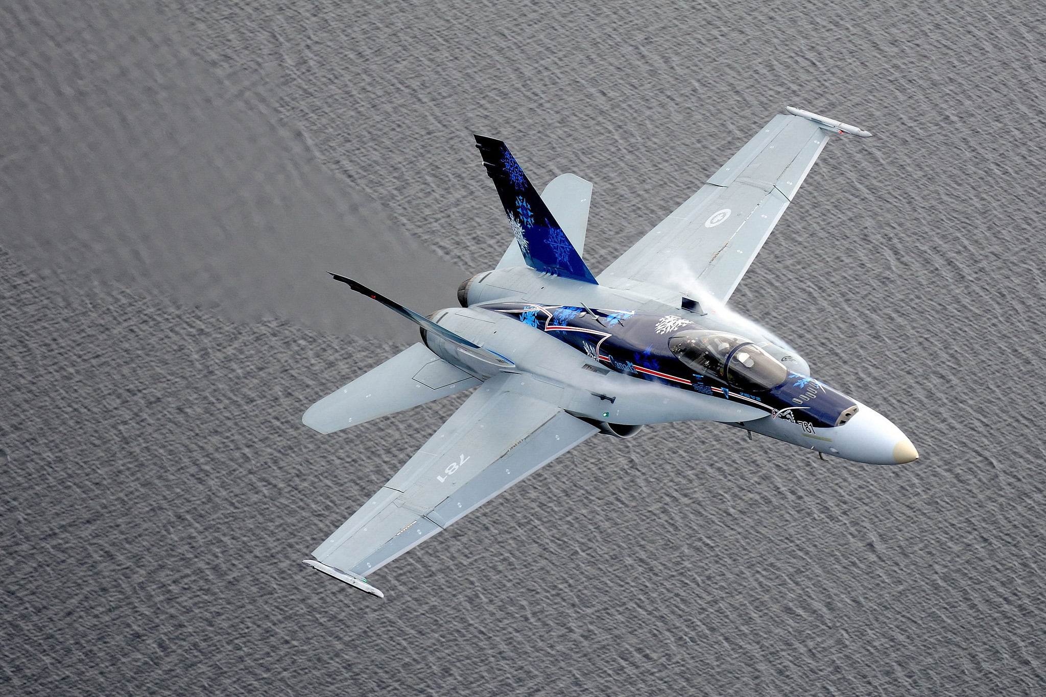 aircraft Wing, speed, plane, military, aircraft, technology, airplane, hornet, e, blue, sea, air, f, mode of Transport, mode of transportation, fighter plane, HD Wallpaper