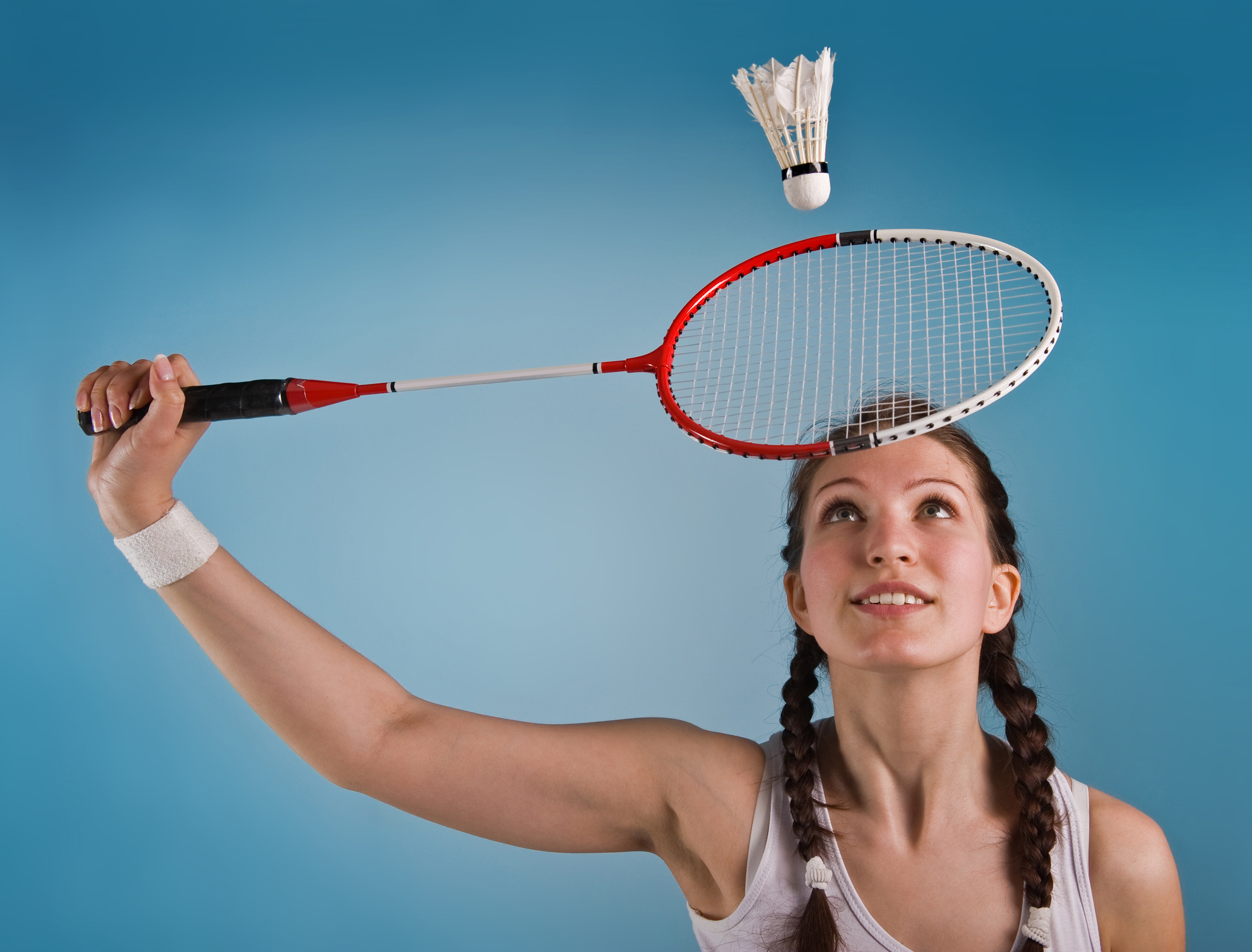 woman, badminton, 5K, racket, HD Wallpaper