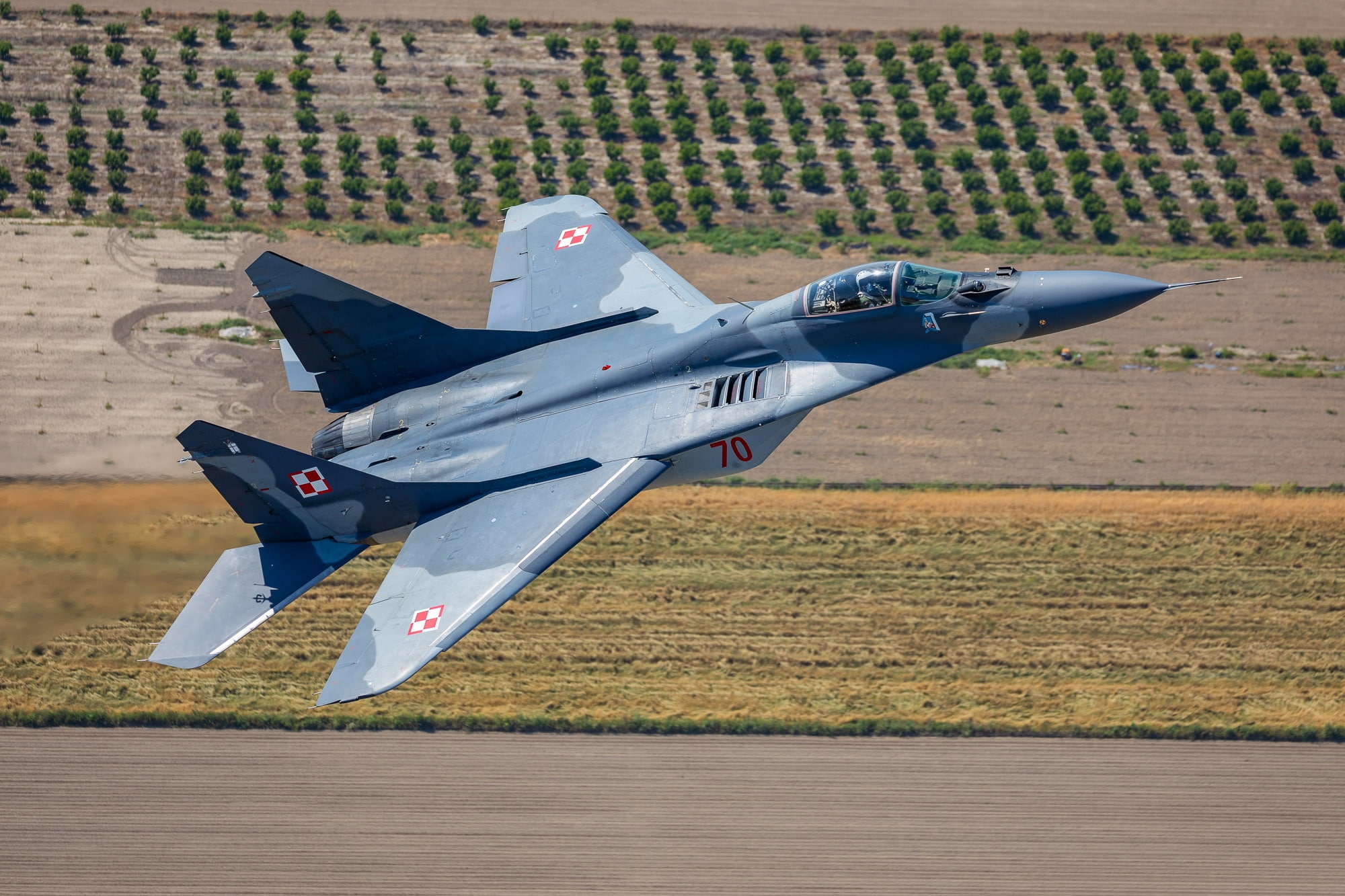 Polish air force, 1080P, multi-role fighter, MiG-29A, HD Wallpaper
