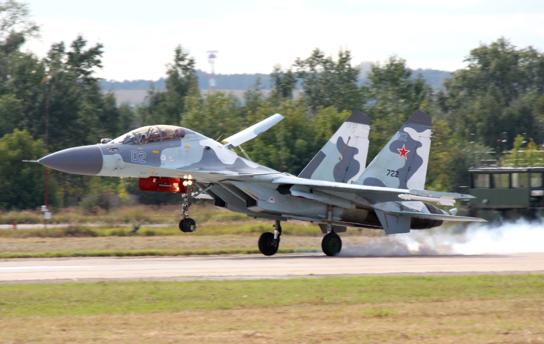The rise, The Russian air force, 1080P, Su-30, multi-role fighter, MKИ, HD Wallpaper