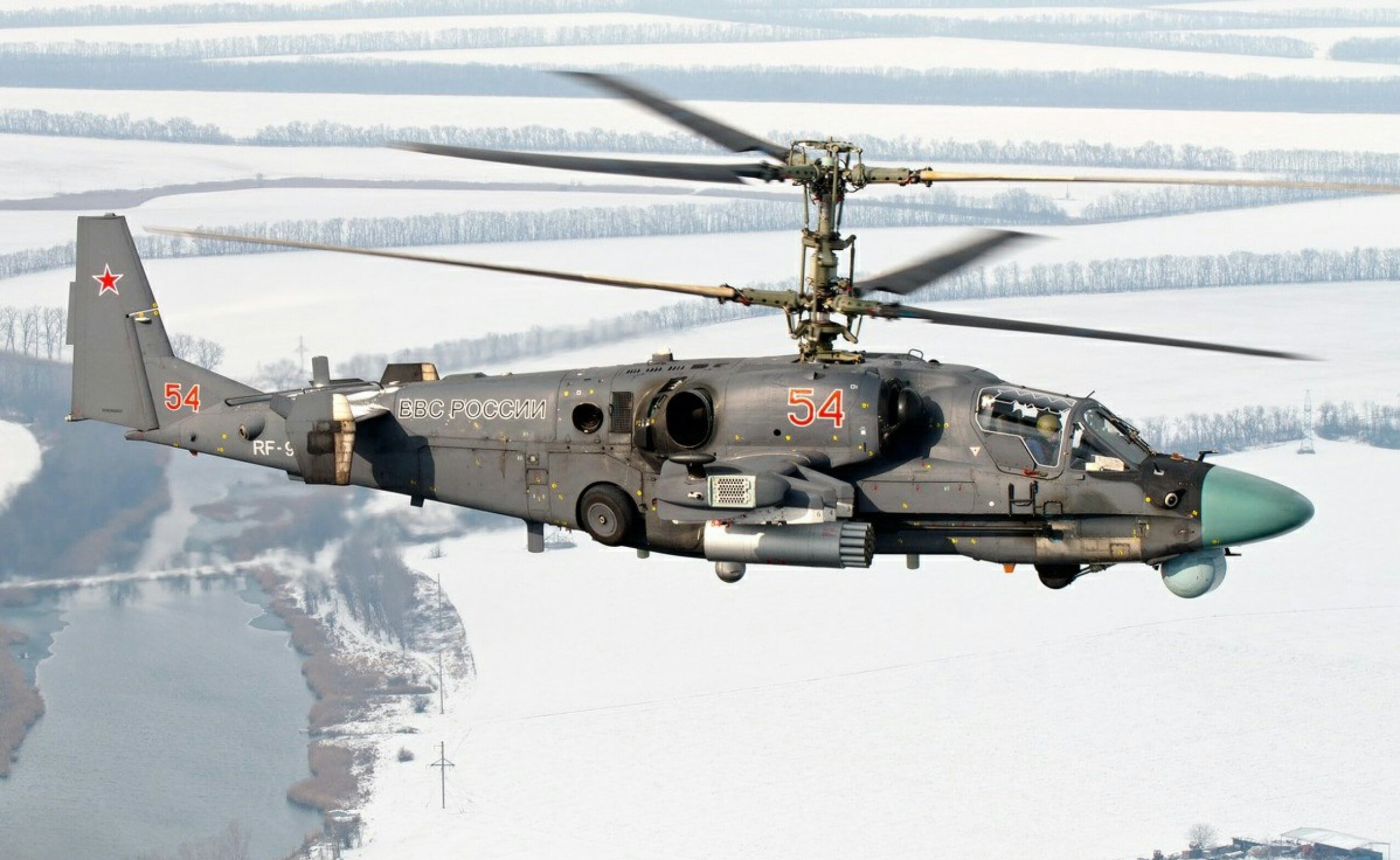 1080P, Videoconferencing Russia, Ka-52, combat helicopter, " Alligator", flight, HD Wallpaper