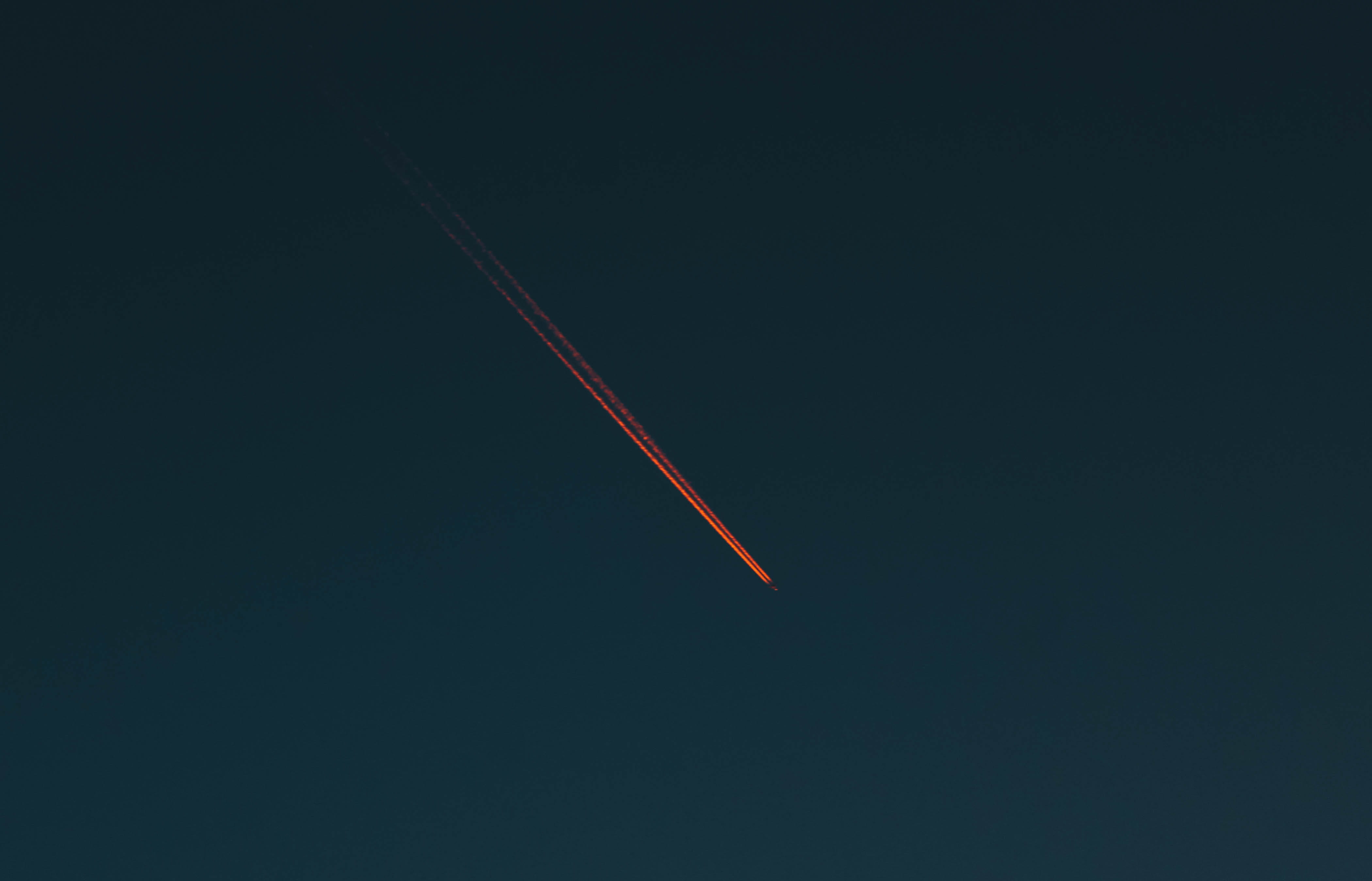 aerospace industry, low angle view, coming, cloud - sky, 4K, red, flying, copy space, military, smoke, no people, nature, cannon, jet trail, rocket, vapor trail, HD Wallpaper