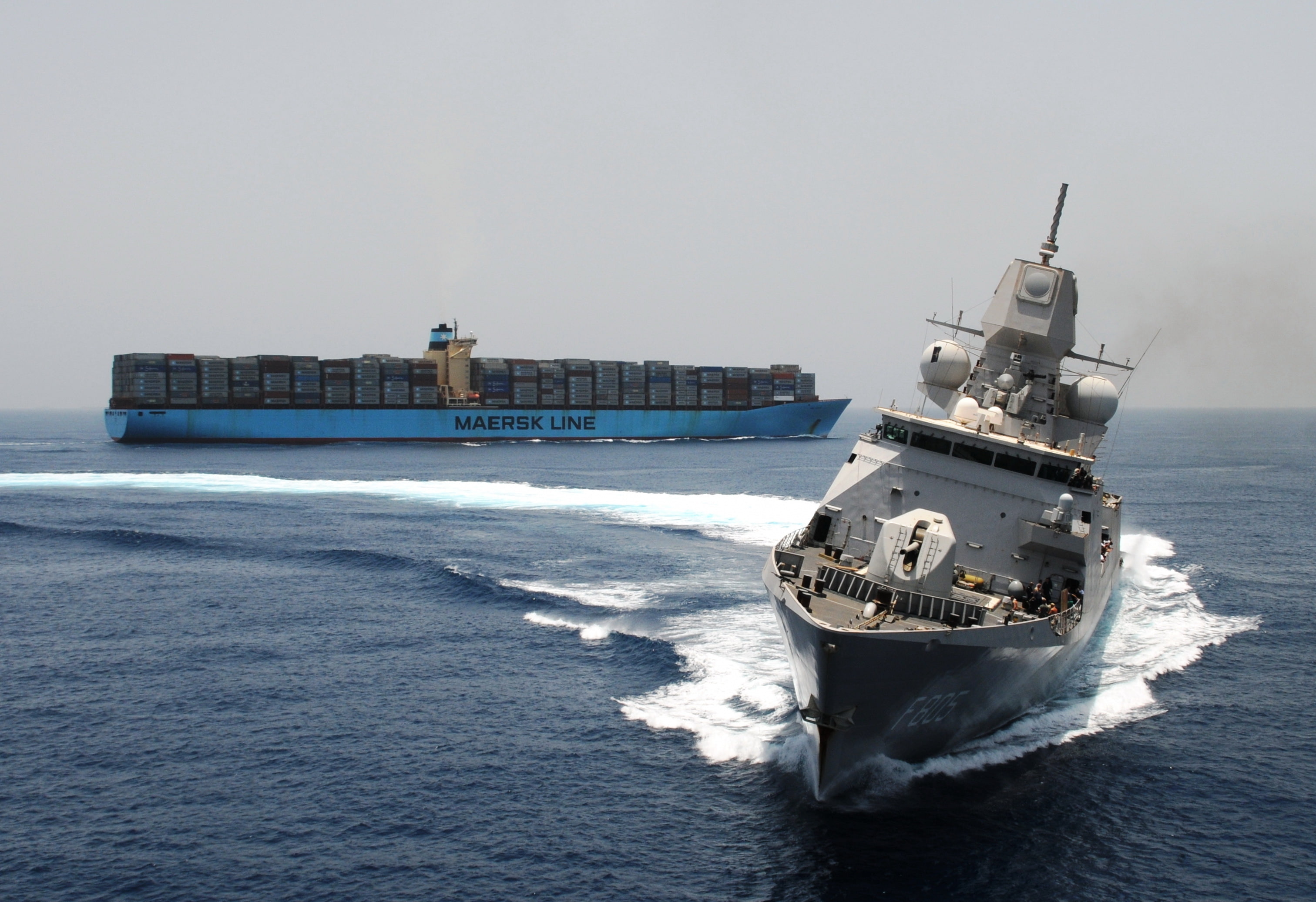 circulation, military, conteinership, 2K, list, bow, sea, fregat, maersk, F805, ships, weapon, HD Wallpaper