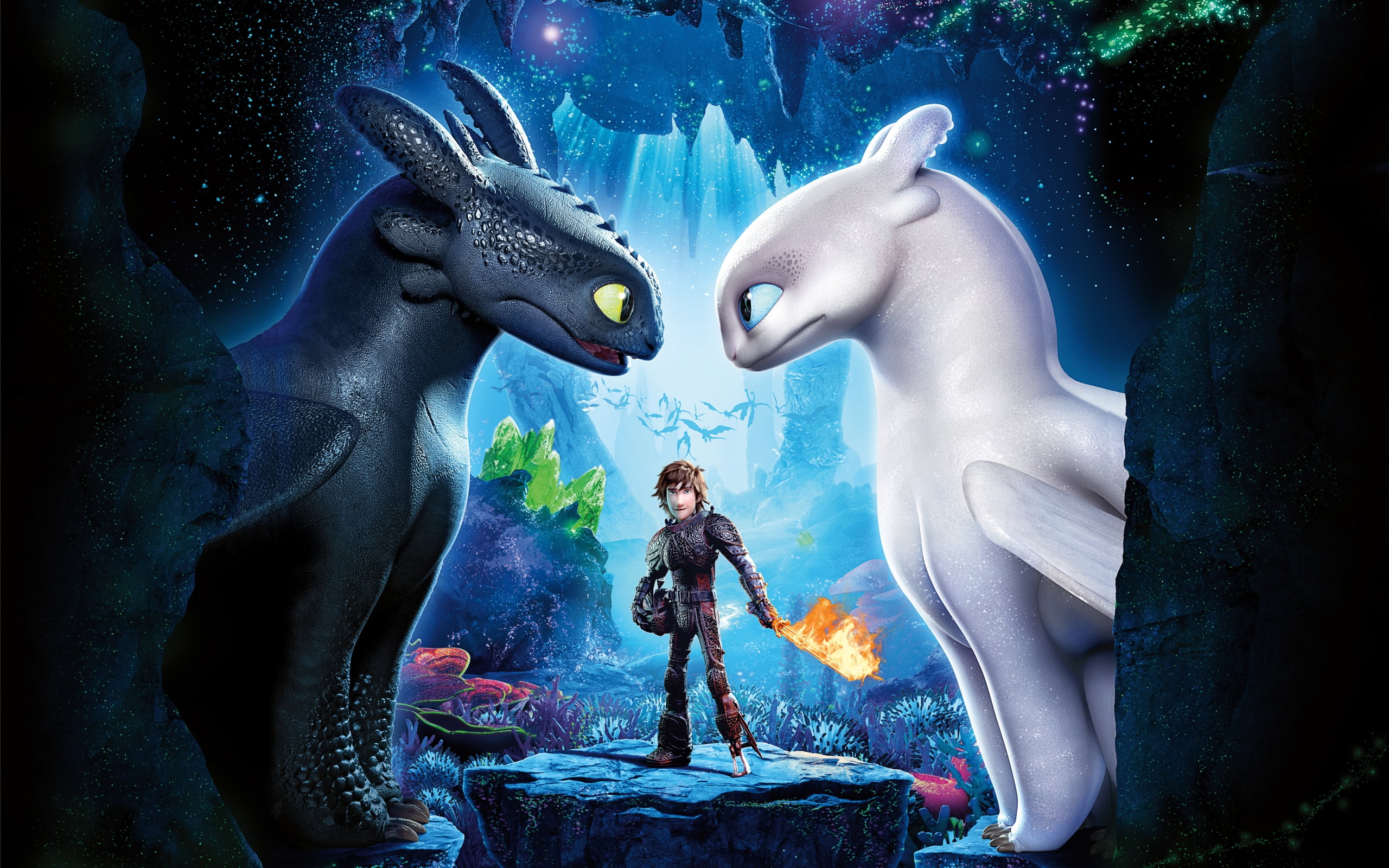 how to train your dragon 3, 2K, cartoon, HD Wallpaper