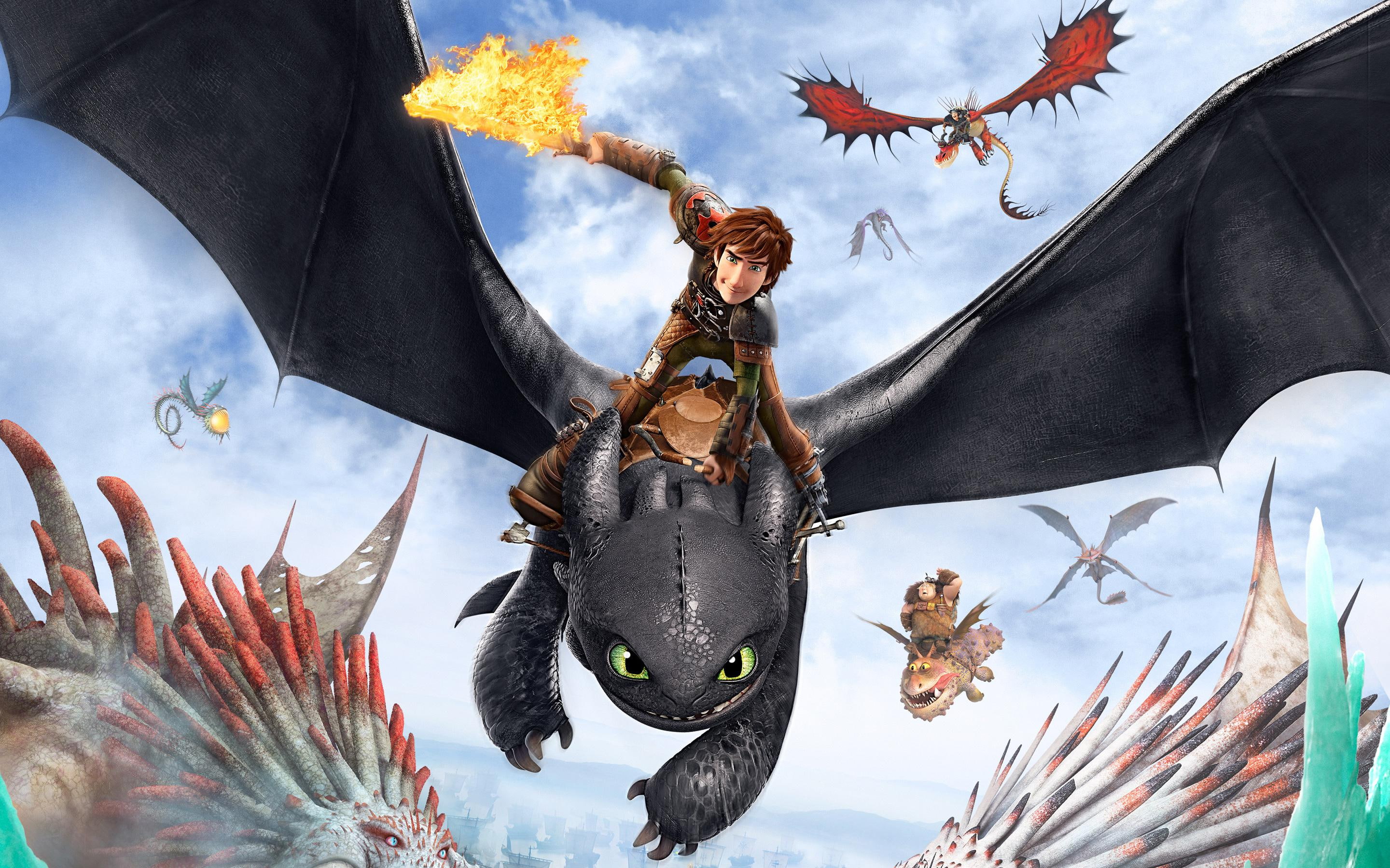 your, 2K, train, dragon, poster, HD Wallpaper