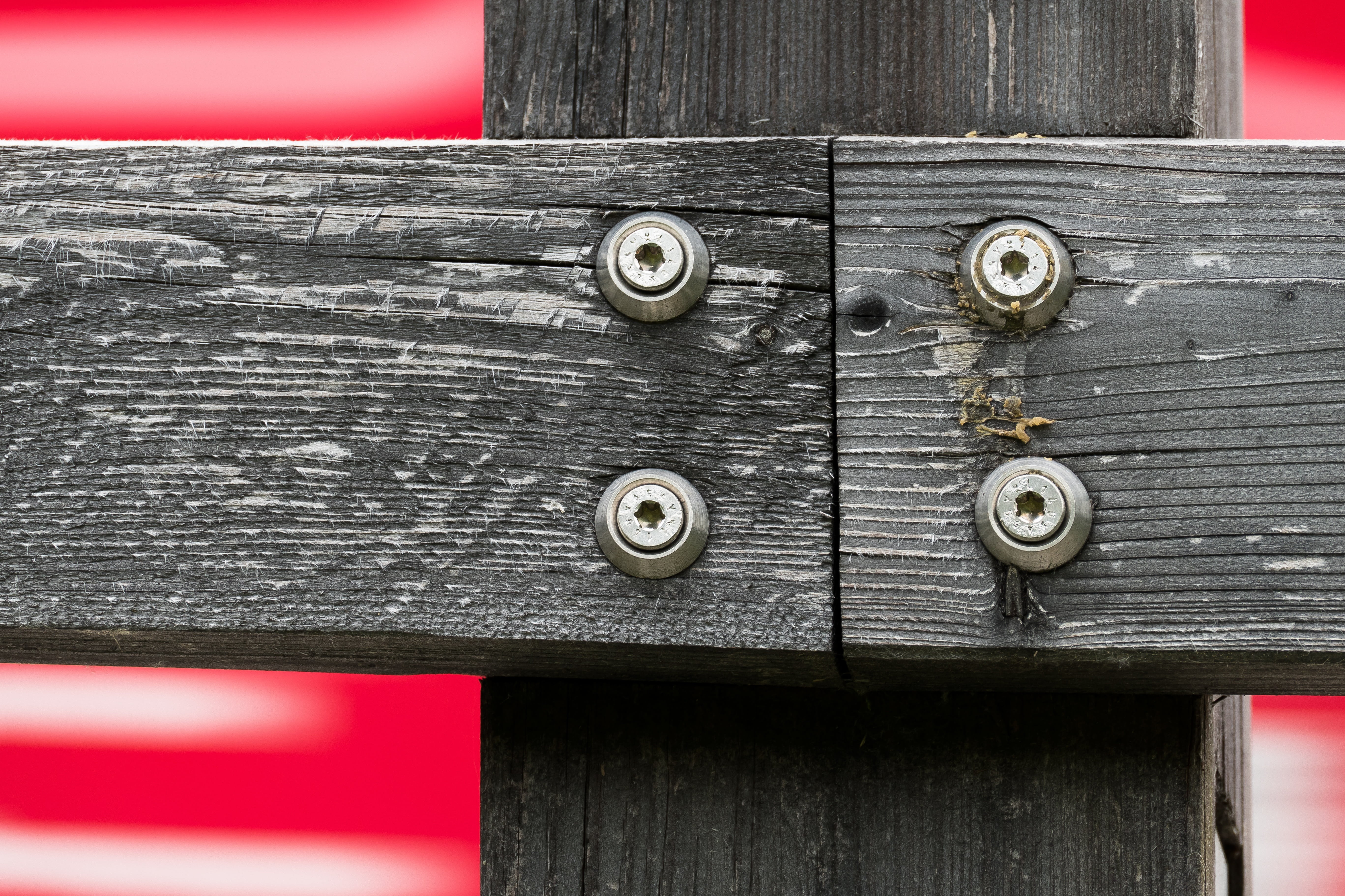 door, board, textured, security, metal, bridge, backgrounds, old, weathered, steel, screwed, close-up, focus on foreground, allen, no people, red, entrance, HD Wallpaper