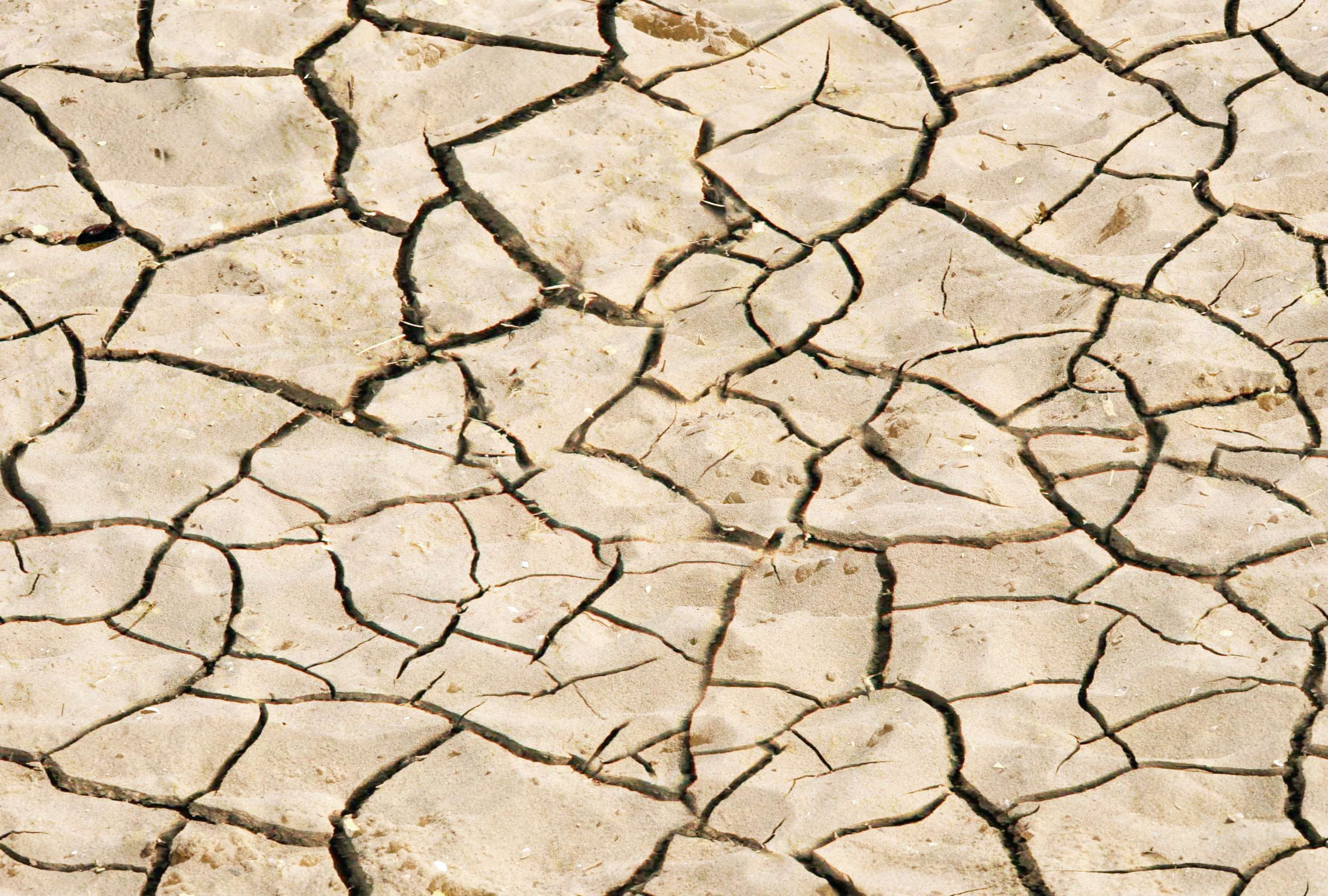 outdoors, dry, land, pieces, barren, scenics - nature, natural pattern, pattern, day, textured, cracked, extreme terrain, background, drought, mud, sand, HD Wallpaper