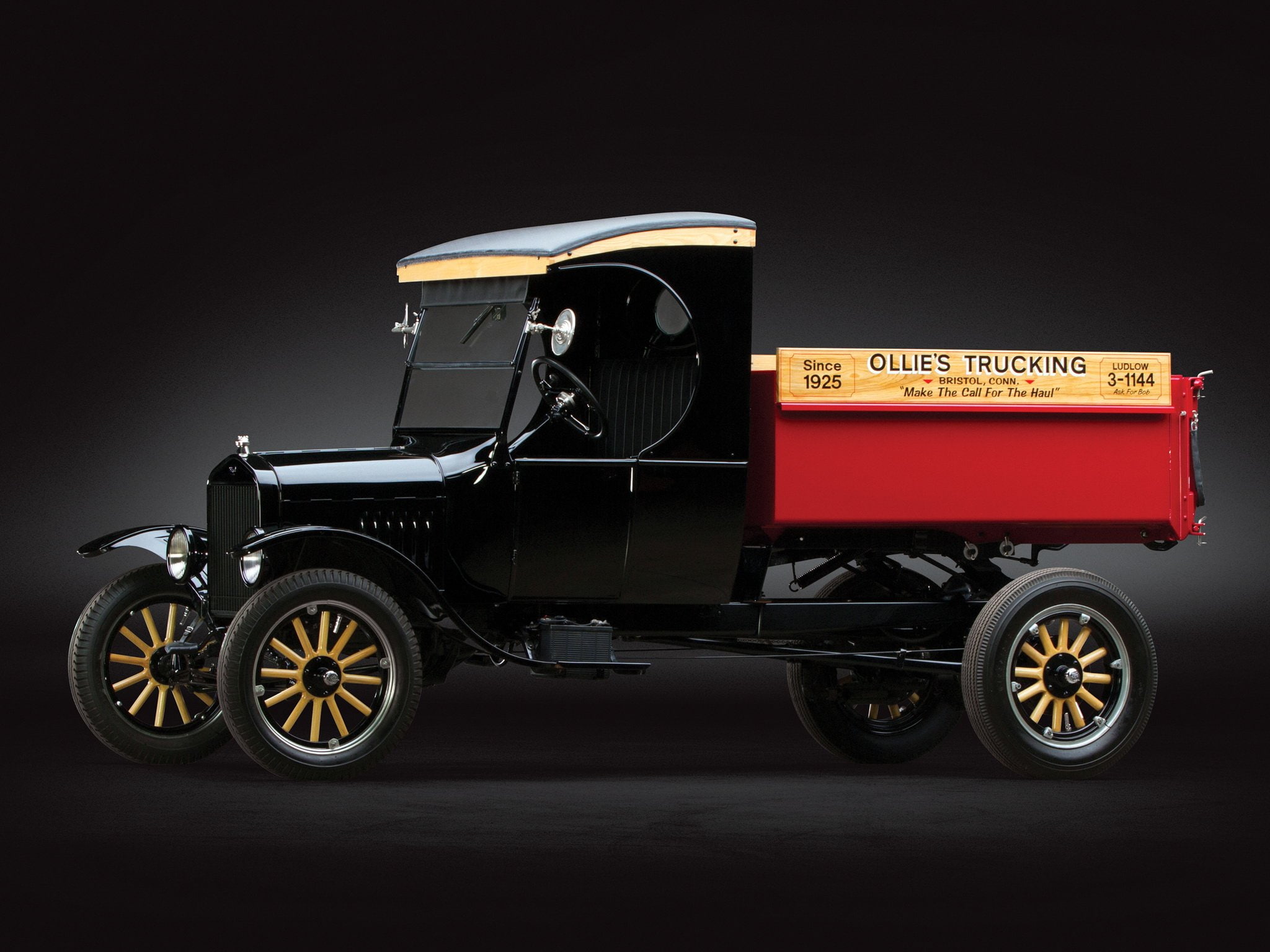 pickup, ford, 1080P, construction, 1925, dump, dumptruck, model tt, truck, retro, HD Wallpaper