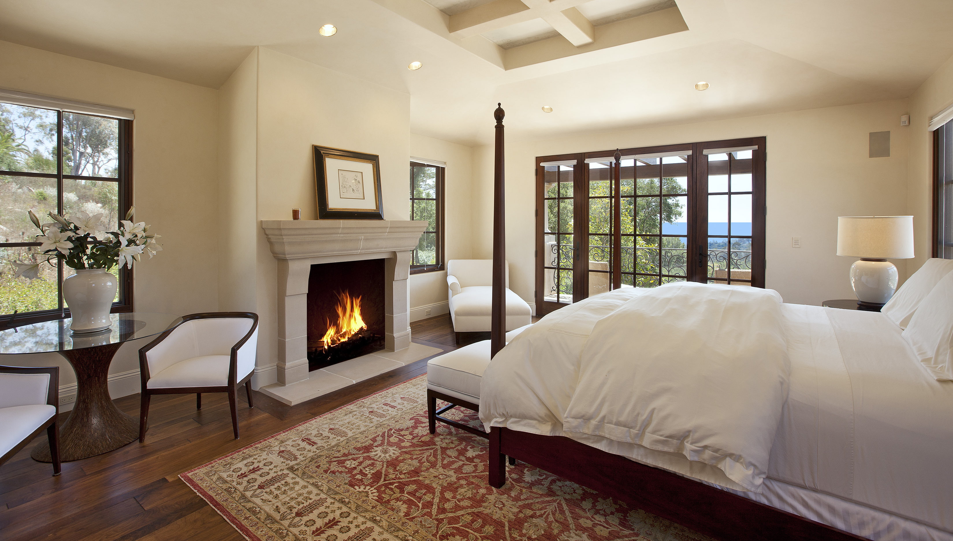 luxury, cozy, home showcase interior, fire - natural phenomenon, comfortable, lighting equipment, electric, mantelpiece, indoors, style, window, wooden, HD Wallpaper