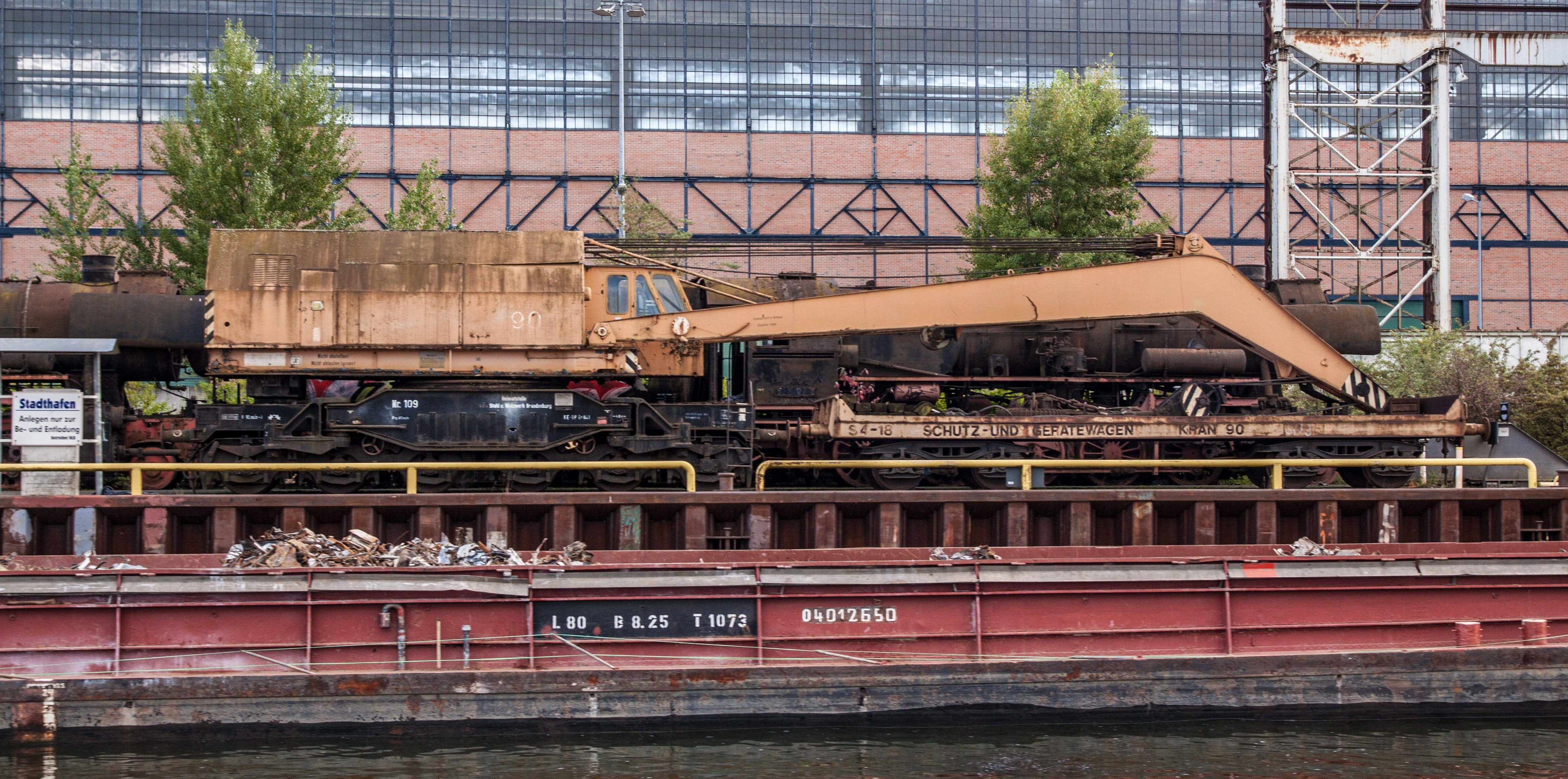 old, plant, outdoors, water, public transportation, crane, bank, tree, no people, inland port, railing, envelope, port, architecture, built structure, anchorage, HD Wallpaper