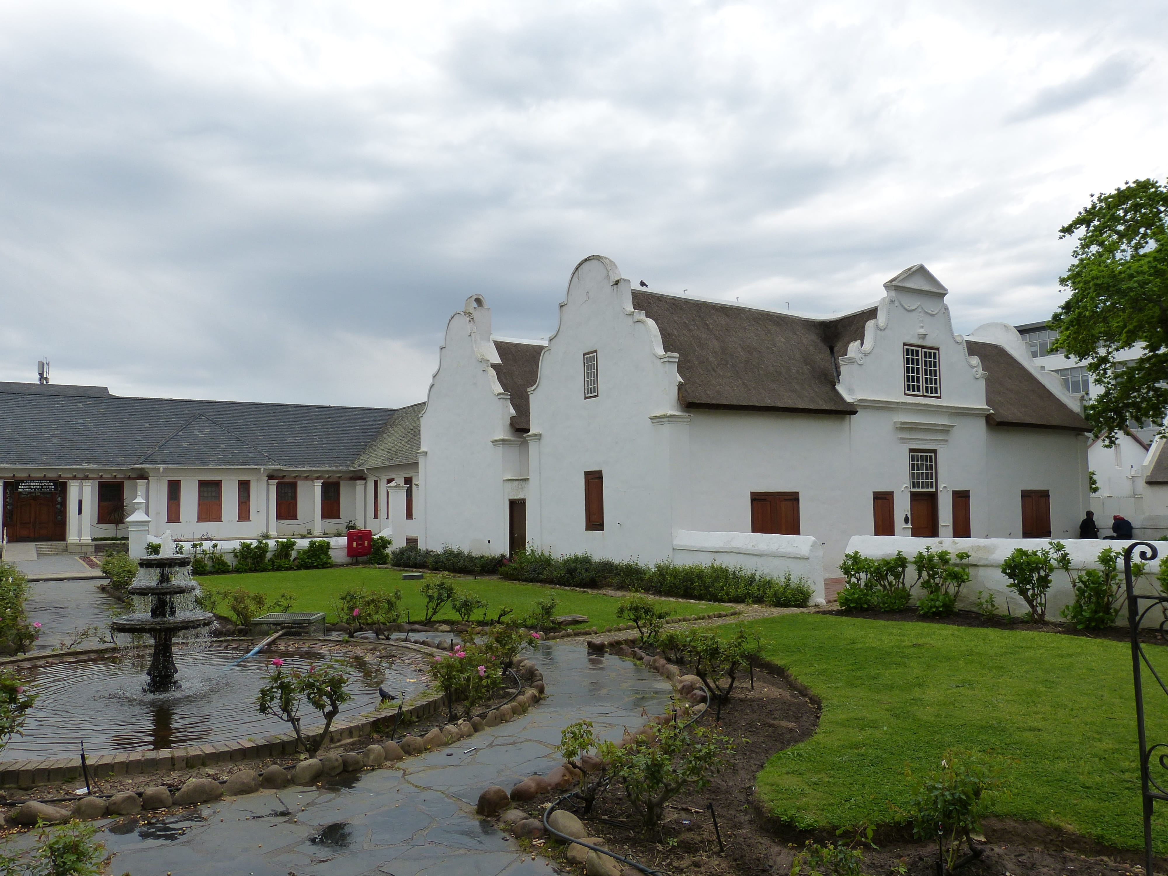 stellenbosch, facade, growth, water, house, shutter, outdoors, architecture, historic center, no people, space, nature, building exterior, 4K, cape town, HD Wallpaper