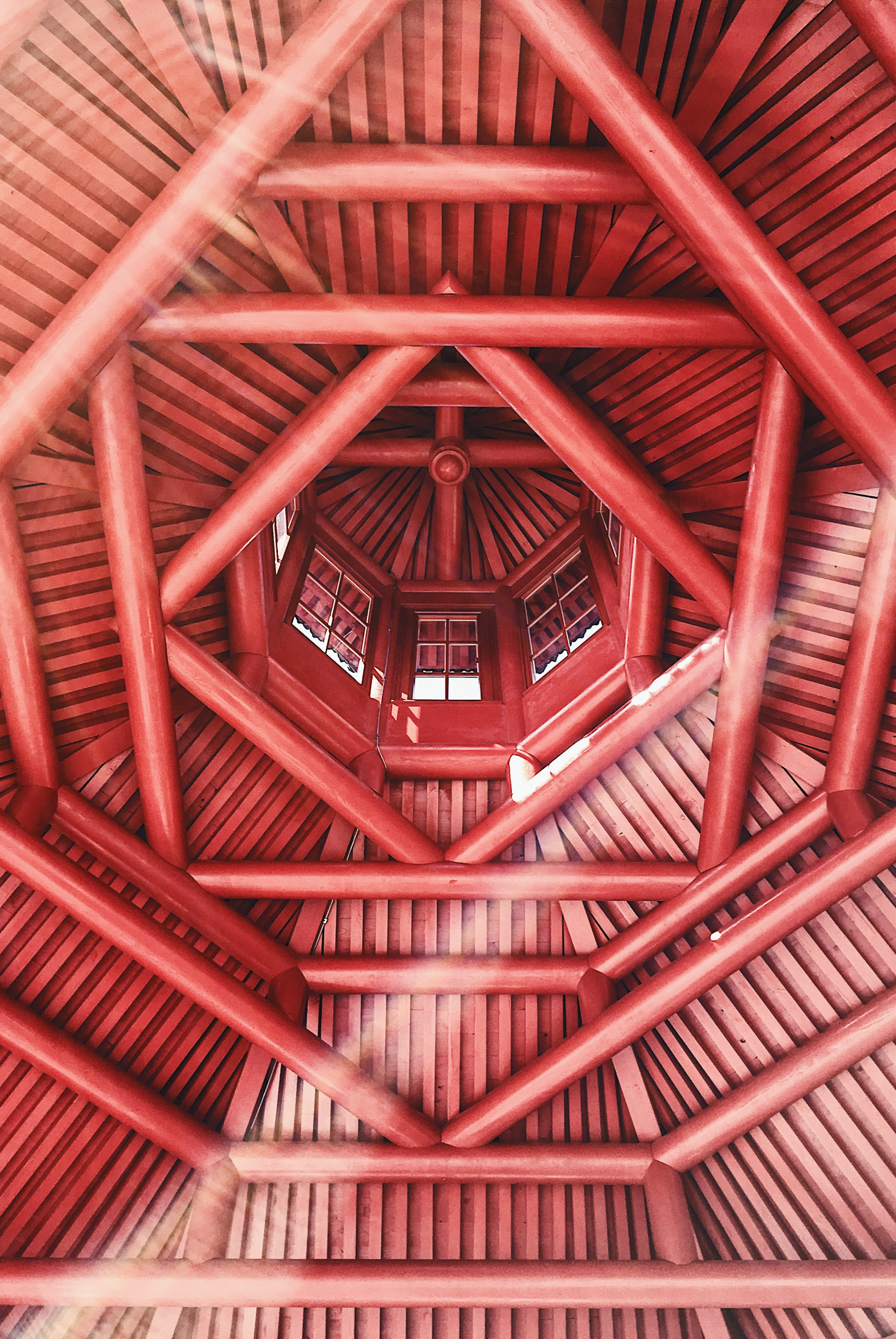 ceiling, zoo, place of worship, asia, china, backgrounds, roof, religion, architecture, 4K, directly below, architectural feature, day, perspective, roof beam, Phone HD Wallpaper