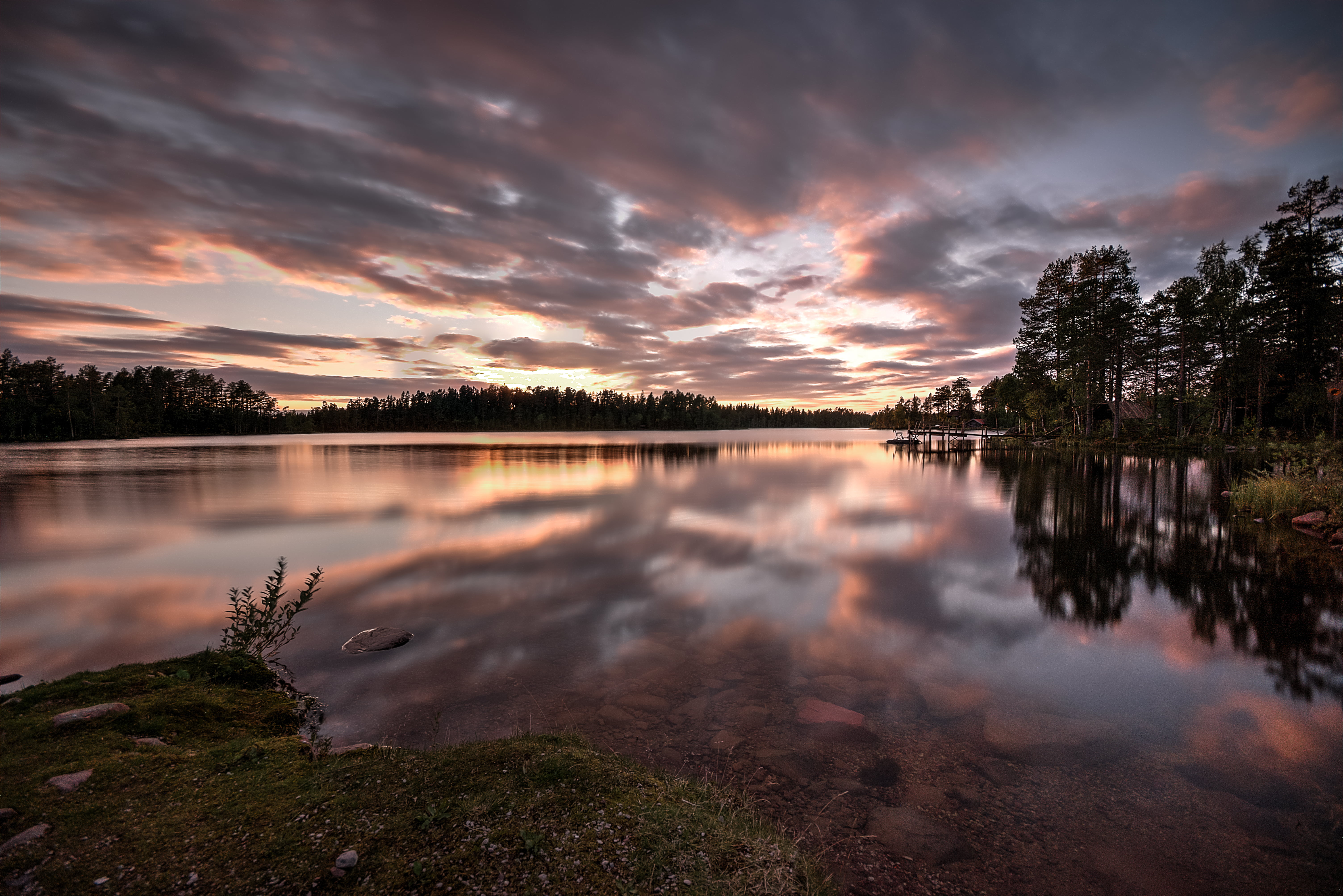 orsa  Sweden, photography, golden, reflection, sky, beauty In Nature, scenics, orsa, landscape photography, golden hour, 5K, landscape, sunset, dusk, hour, HD Wallpaper