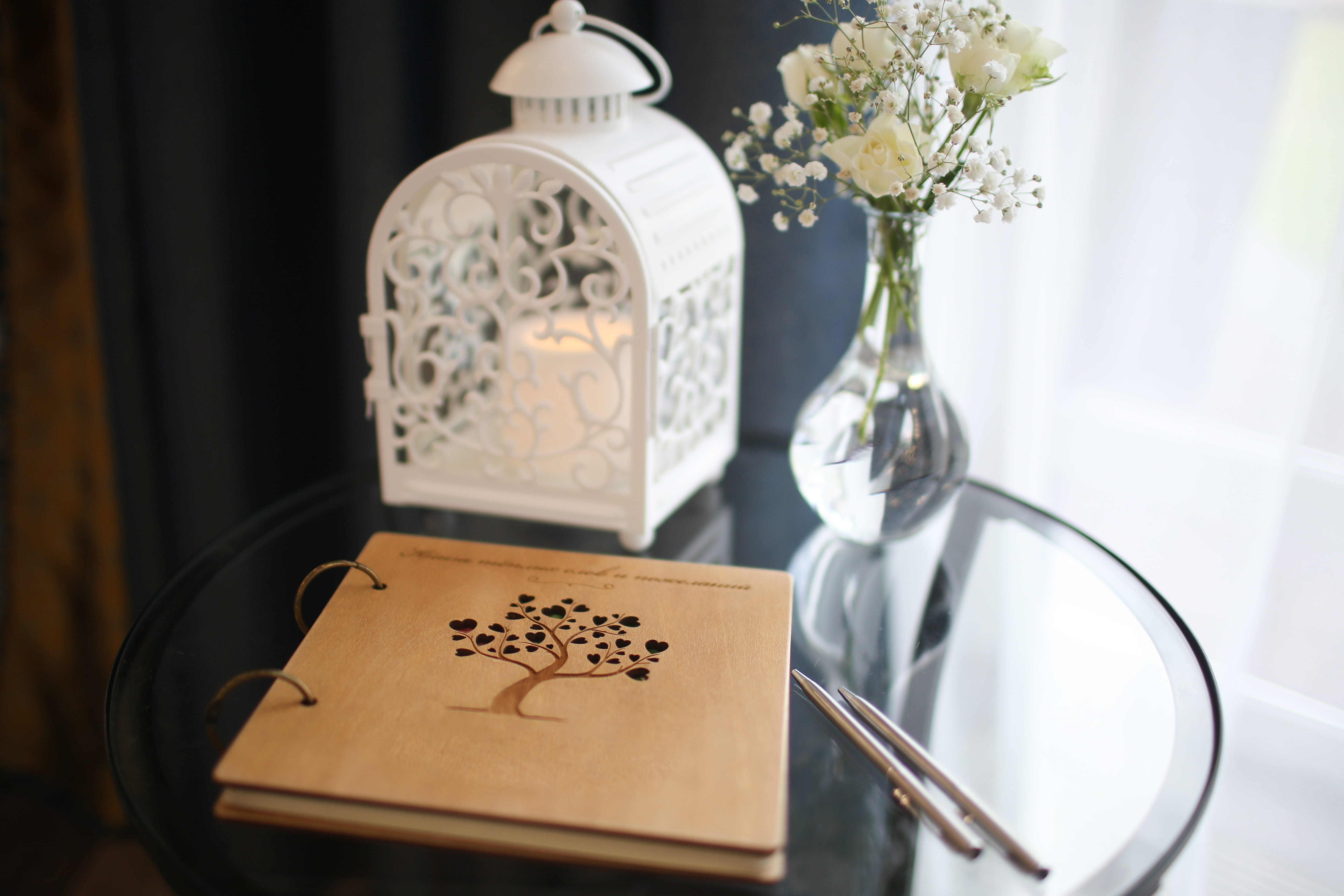 flowering plant, tree, flower head, nature, table, book wishes, freshness, flower, plant, close-up, book, flower arrangement, setting, wishes, food and drink, HD Wallpaper
