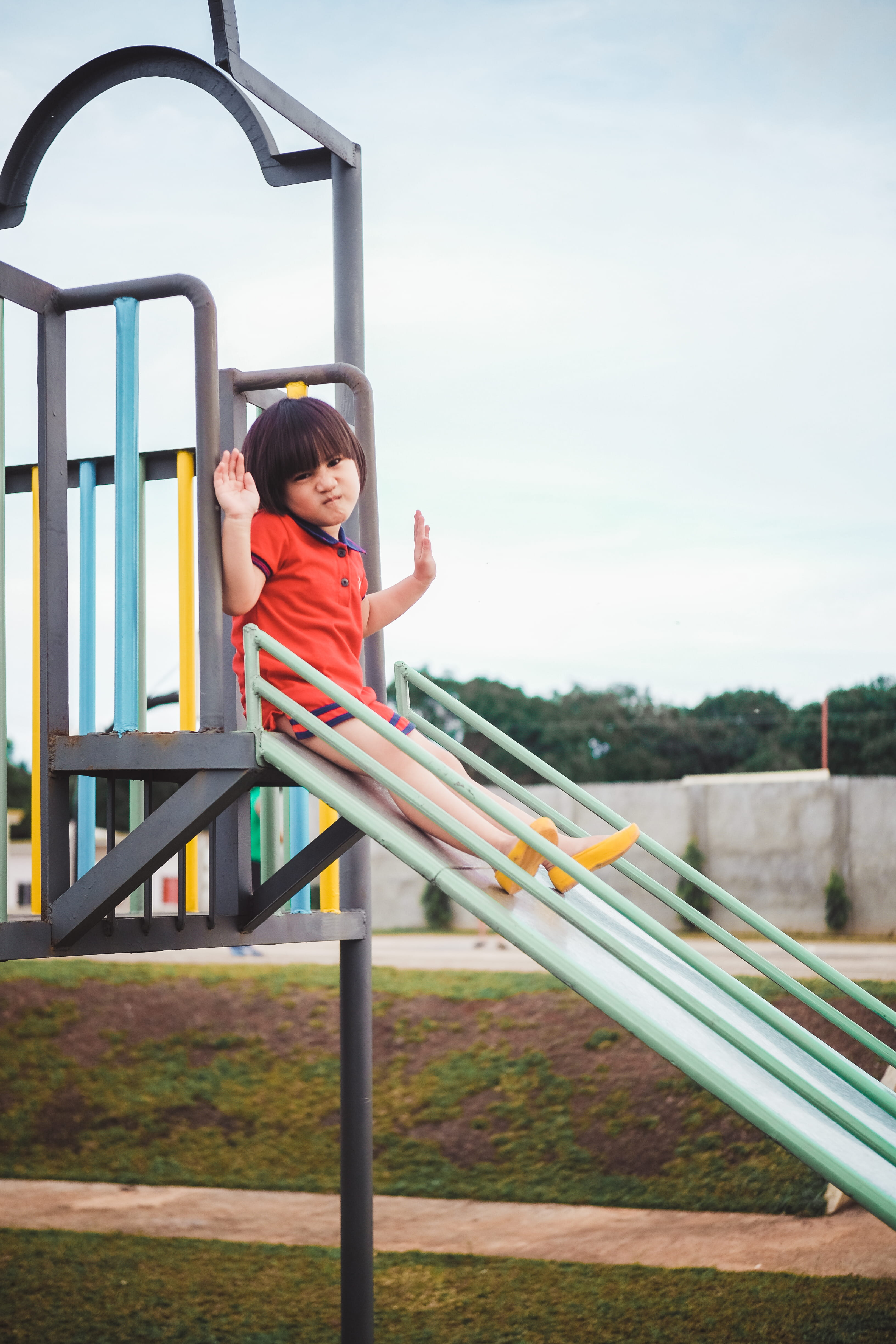 enjoyment, caucasian Ethnicity, child play, outdoors, childhood, activity, happiness, children Only, one Person, sport, slie, day, action, cheerful, small, Phone HD Wallpaper