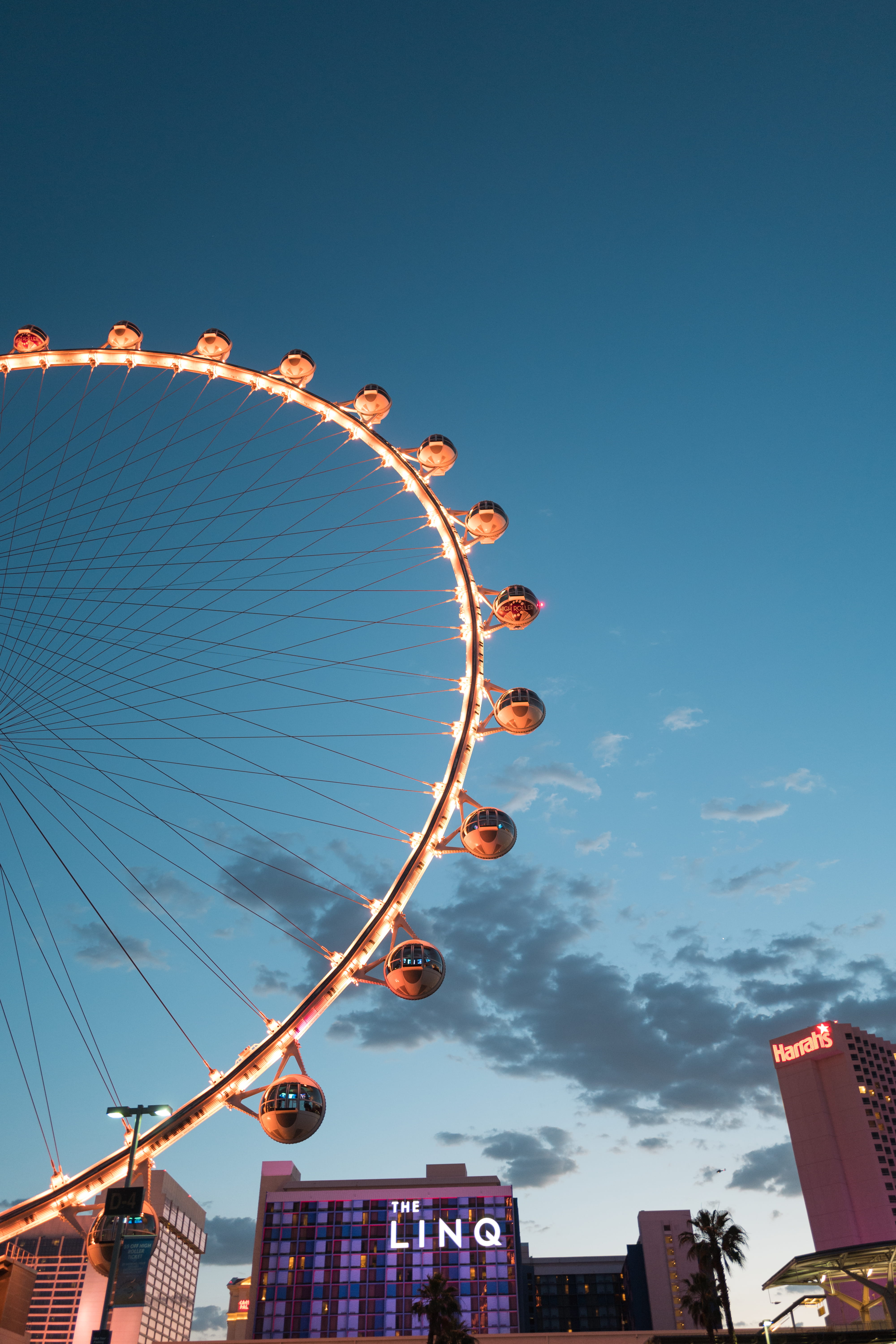 ferris wheel, purple, carnival, building, no people, amusement park ride, cloud - sky, architecture, amusement park, arts culture and entertainment, sky, Phone HD Wallpaper