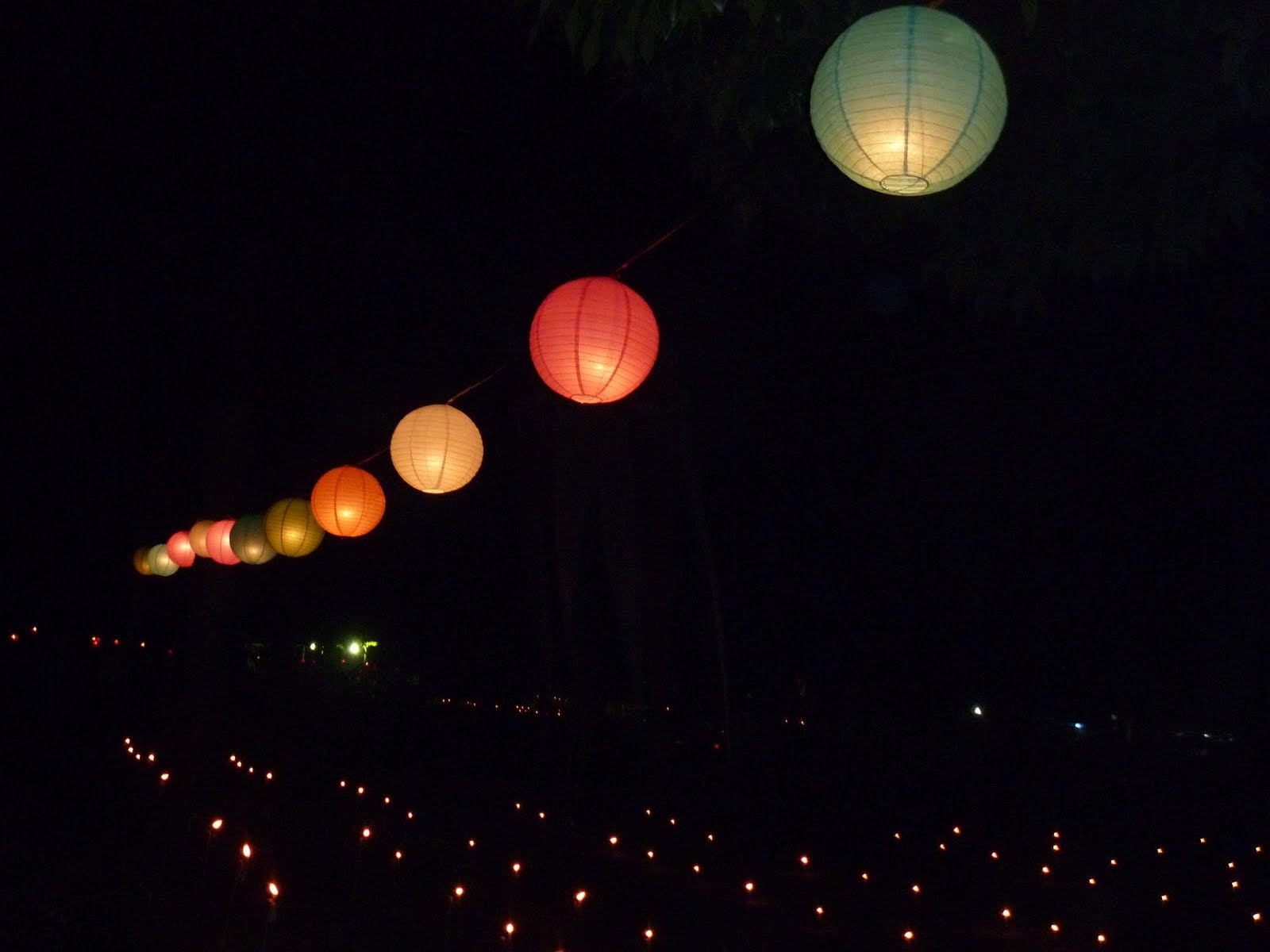 light, lampions, new year, night, 2015, 720P, HD Wallpaper
