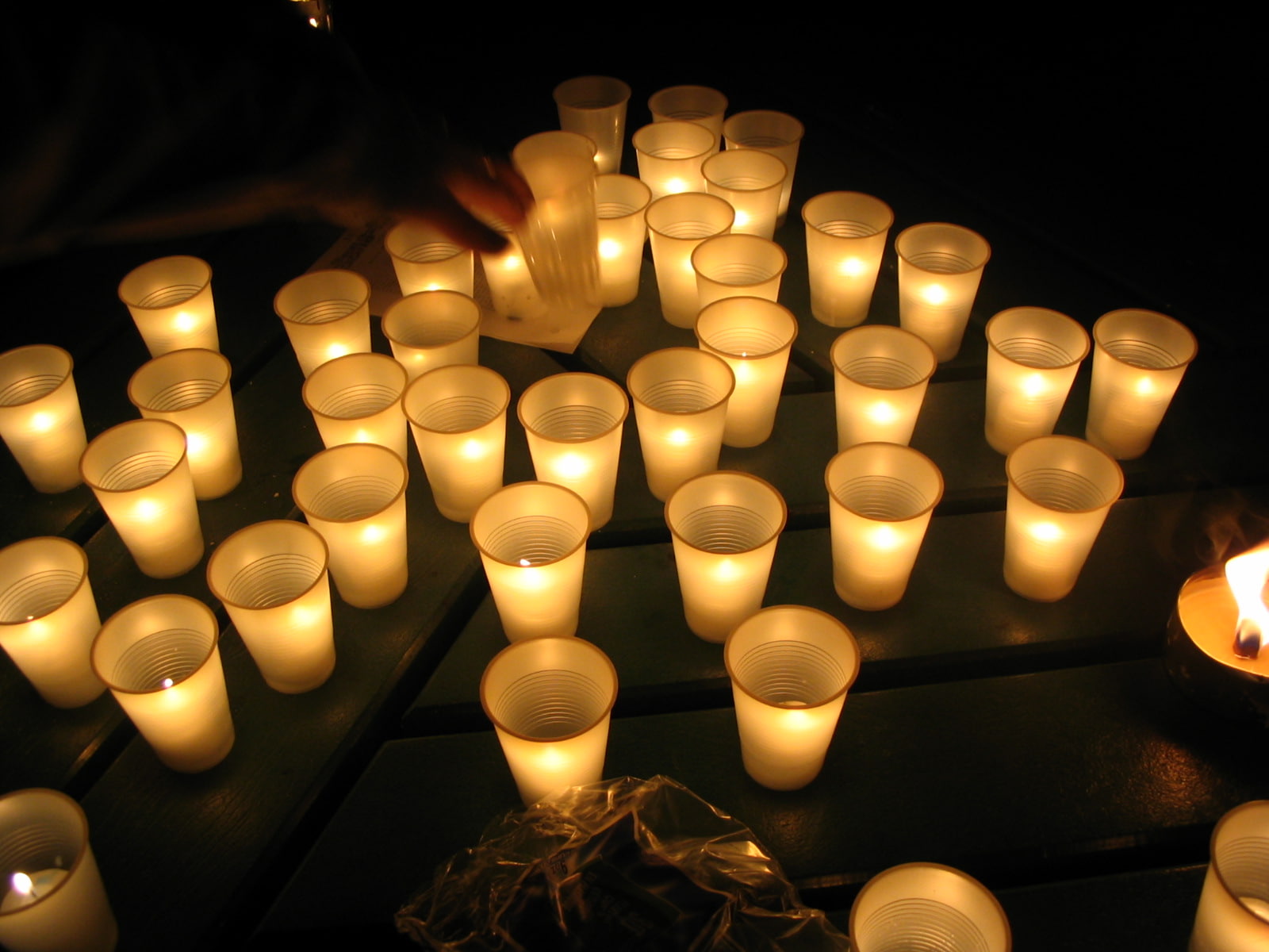 night, 720P, new year, lampions, 2015, light, HD Wallpaper