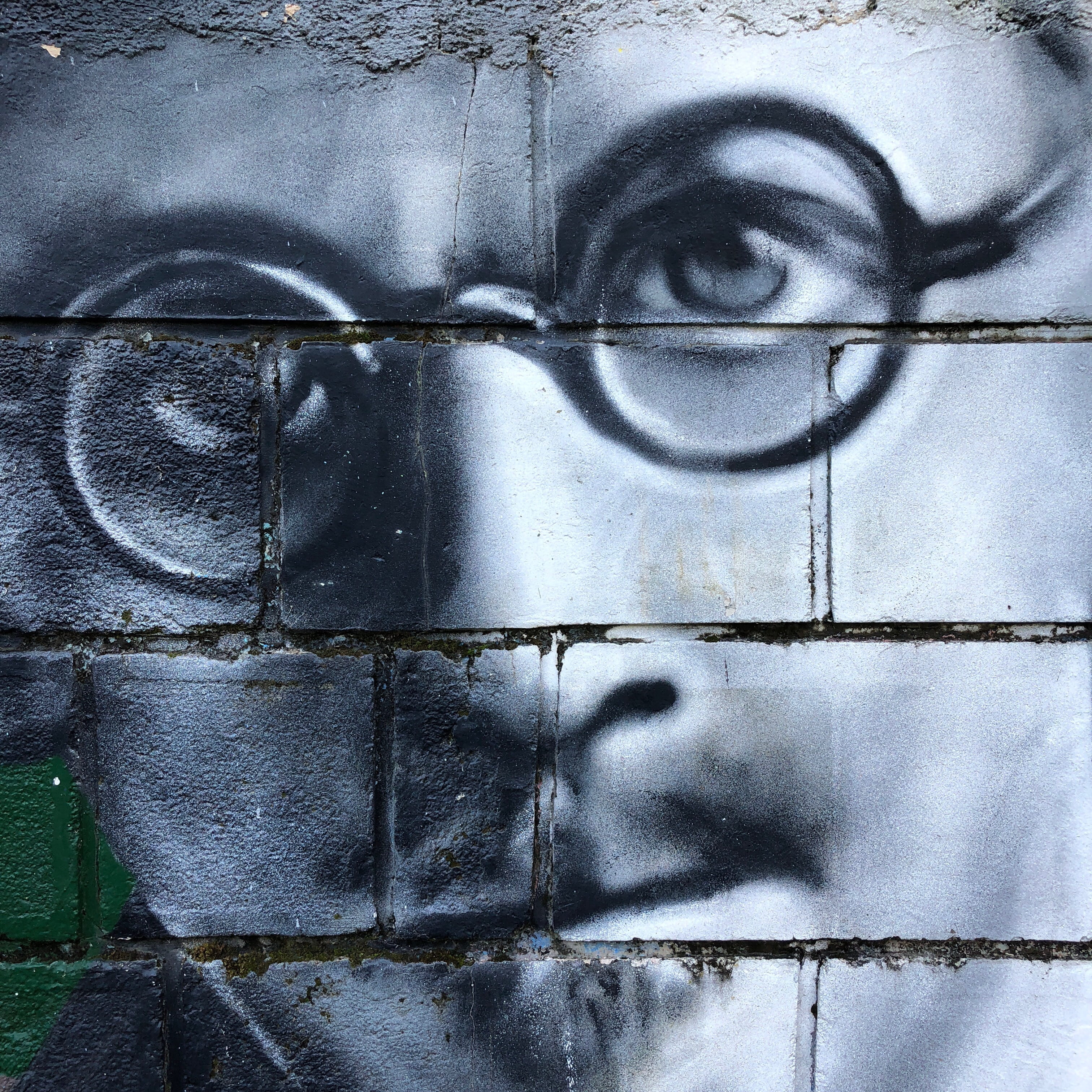 face, grey, person, graffiti, day, no people, unnamed road, protection, backgrounds, human, wall - building feature, close-up, textured, built structure, Phone HD Wallpaper