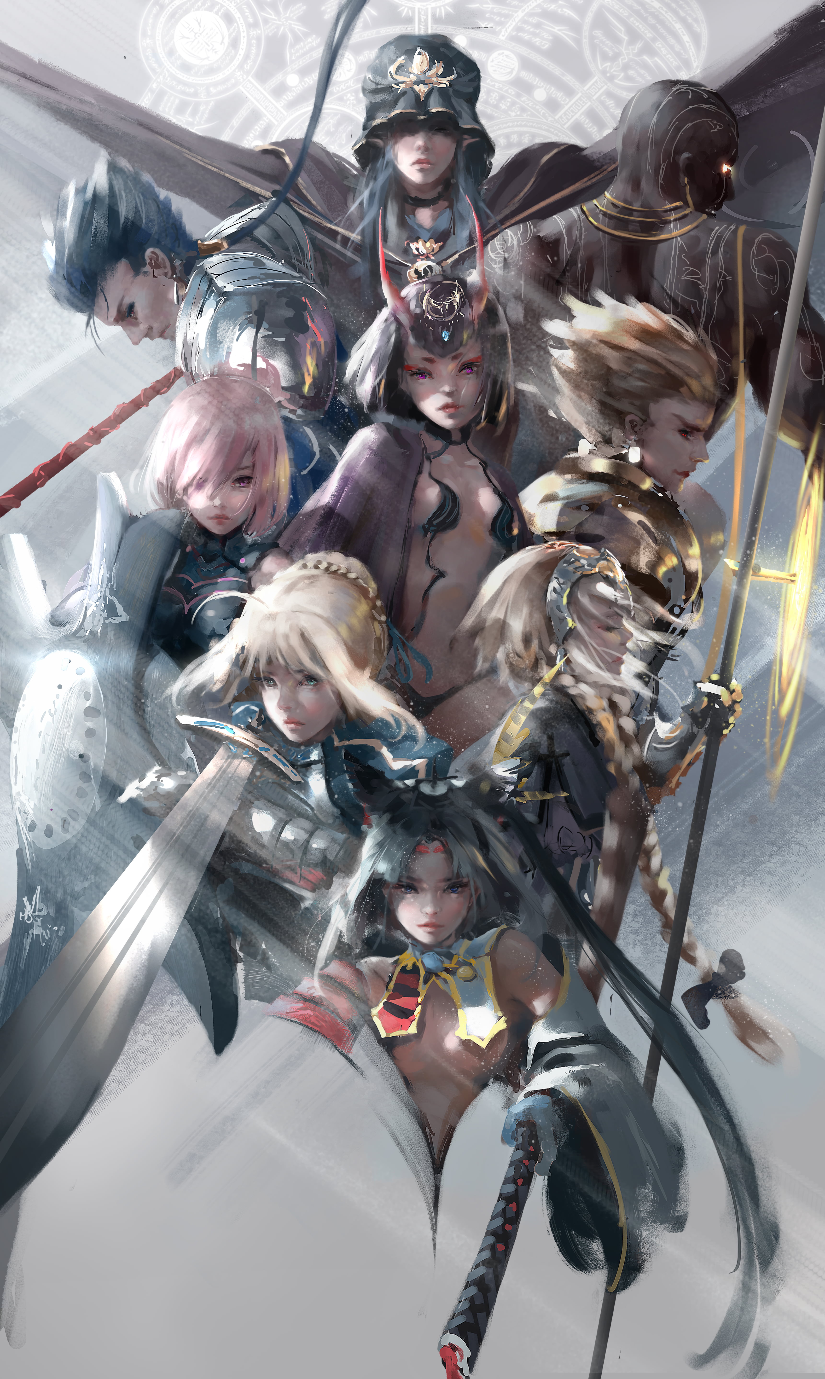 anime, WLOP, 5K, Phone HD Wallpaper