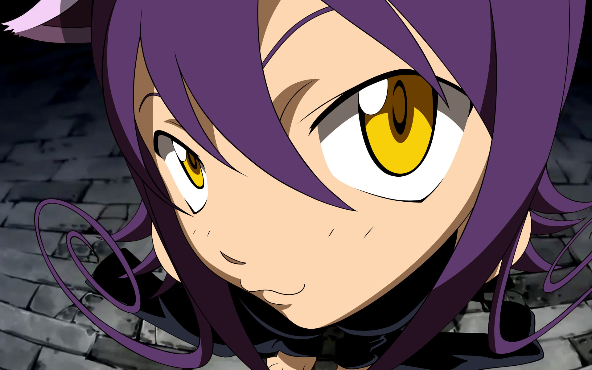 blair, 1080P, witches, soul, yellow, eater, eyes, HD Wallpaper